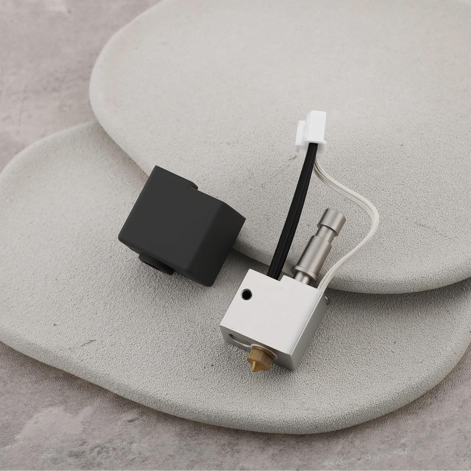 Emagtech 1 Set 3D Printer Accessories Hotend Cobra 0.4Mm Brass Nozzle Hot End Compatible with Kobra S1 Compatible with Cobra S1 47X16X19.5Mm image number 2