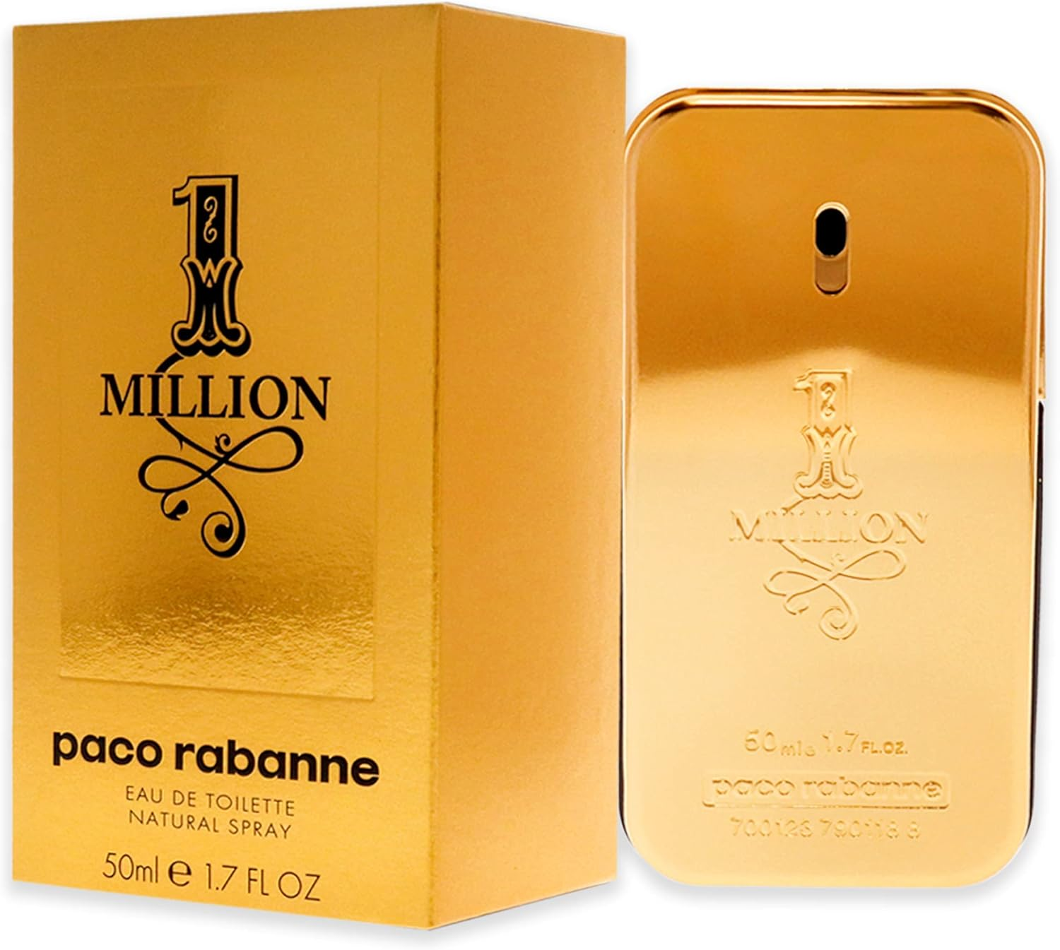 Paco Rabanne 1 Million Eau De Toilette for Men, 50 Ml image number 1