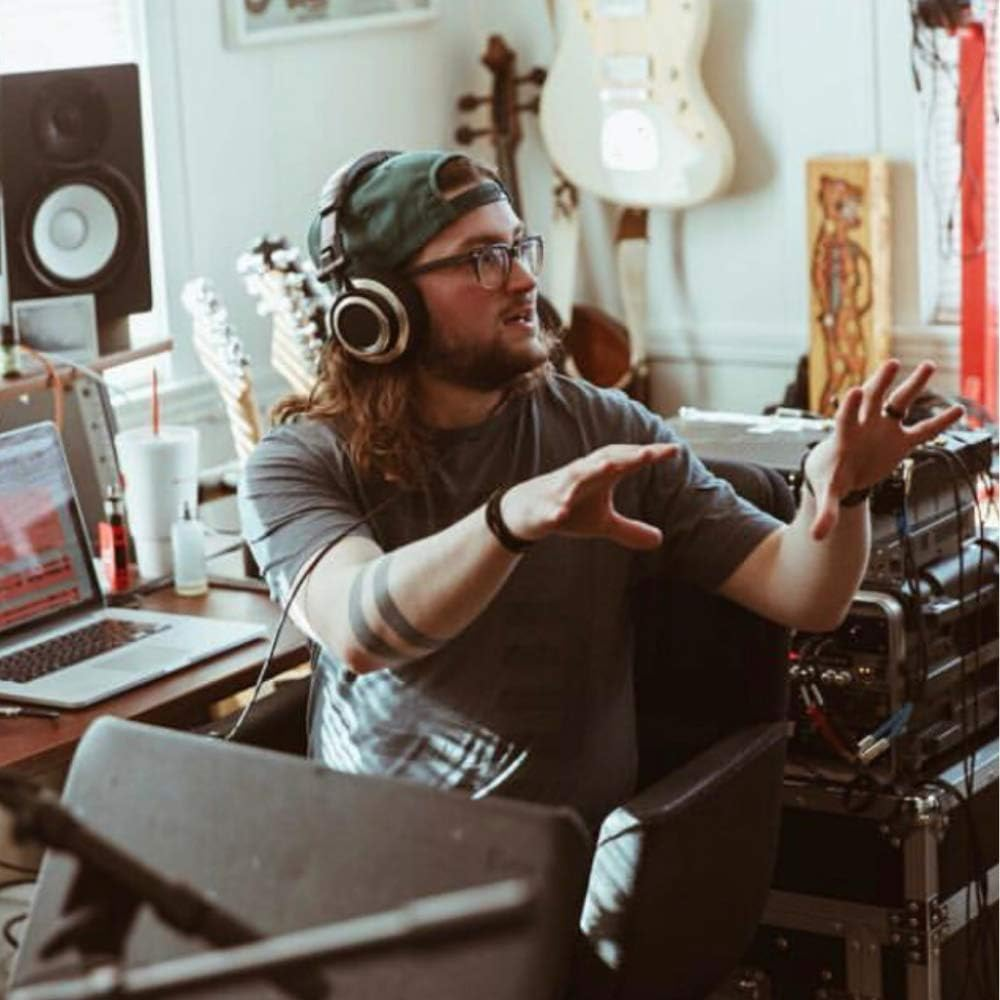 Status Audio CB-1 Closed Back Studio Monitor Headphones with 50Mm Drivers - for Music Production, Mixing, Mastering and Audiophile Use (Black & Gold)