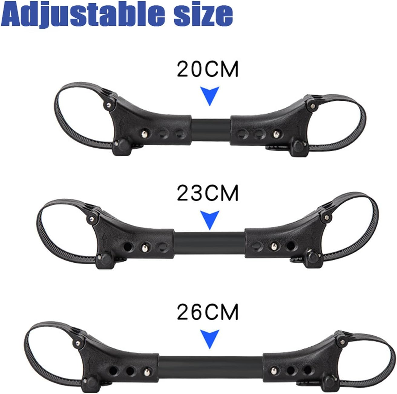 3Pcs Twin Stroller Connection Accessories, Pushchair Connector, Stroller Cart Automotive Connectors, Stroller Car Connector Acessories, Adjustable, Universal, 2 Strollers Into1 Twin Stroller image number 4