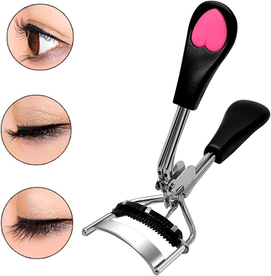 Pinkiou Eyelash Curler with Brush Mascara Muffle False Eyelashes Accessory Best Professional Tool for Lashes Curls without for Daily Makeup image number 1