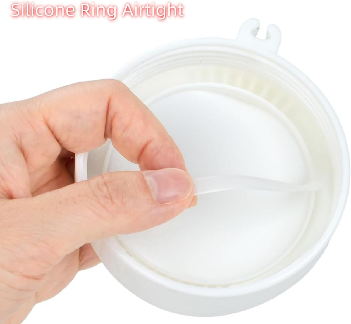 Kitment 6Pack Overnight Oats Container Jars, Oatmeal Containers with Handle, 15Oz/430Ml Glass Mason Airtight Jars for Cereal, Yogurt, Milk, Vegetable, Fruit, Salad image number 6