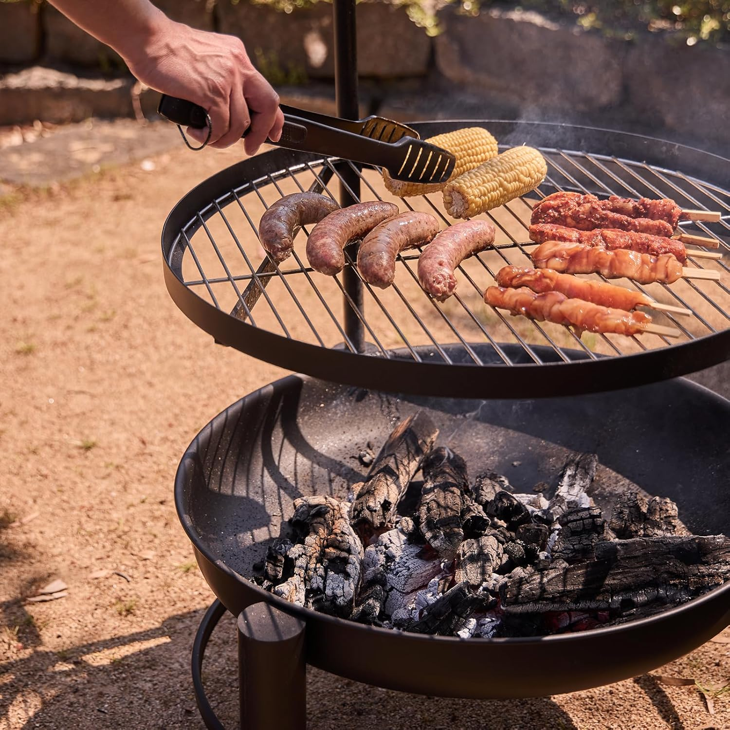 Glow Carolina Fire Pit with Grill