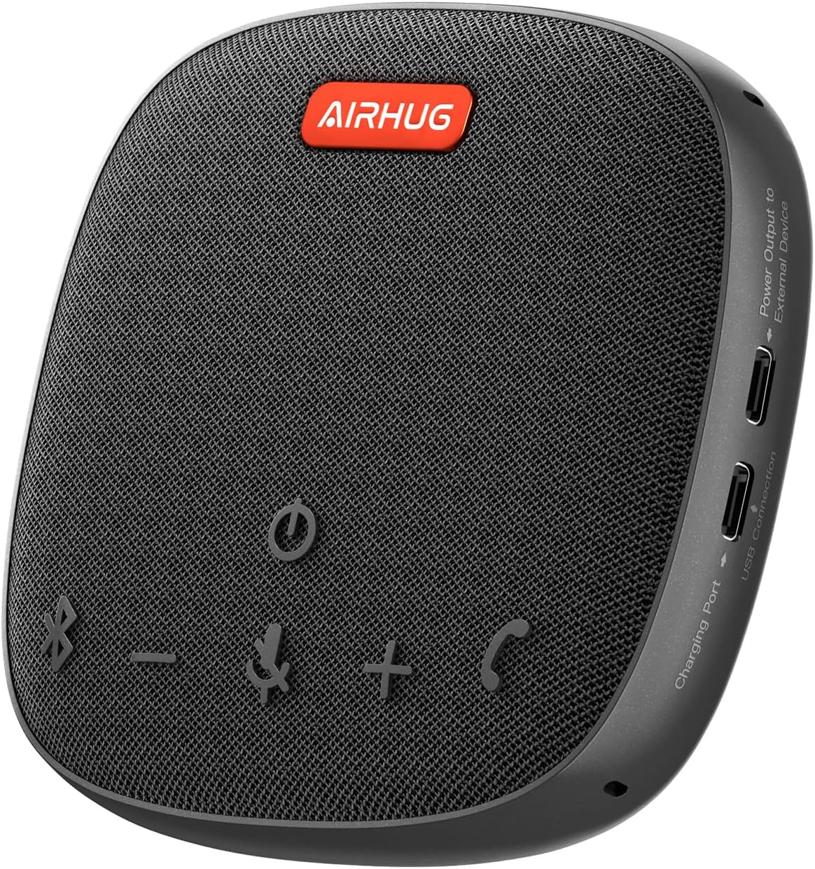 AIRHUG Bluetooth Speakerphone,Conference Speaker with Microphone,360&deg;Voice Pickup,Advanced Noise Reduction,Usb-C Plug & Play,Compatible with Zoom,Ms Team