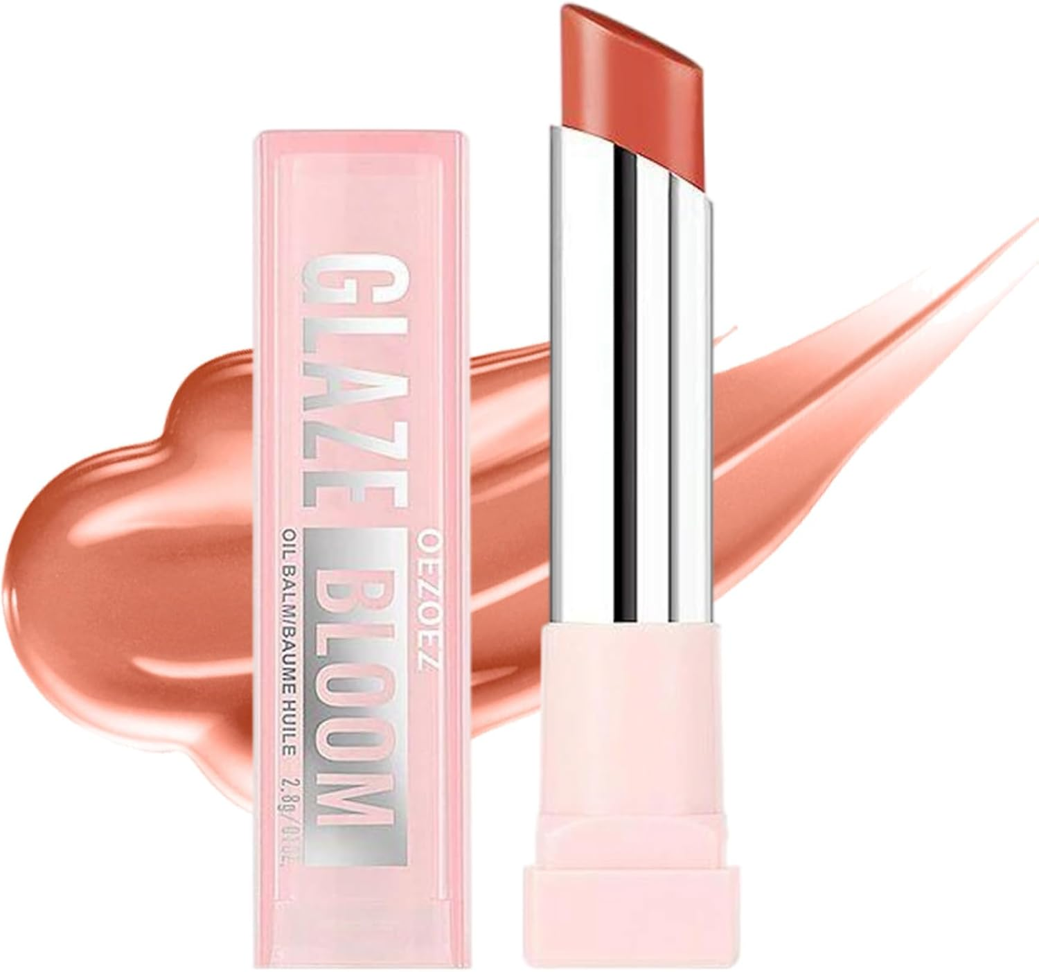 Glossy Lip Gloss - Plumping Moisturizing Lip Glaze, Long-Lasting Waterproof Lip Tint with Mirror Shine Finish, 10 Shades Available, 6Ml