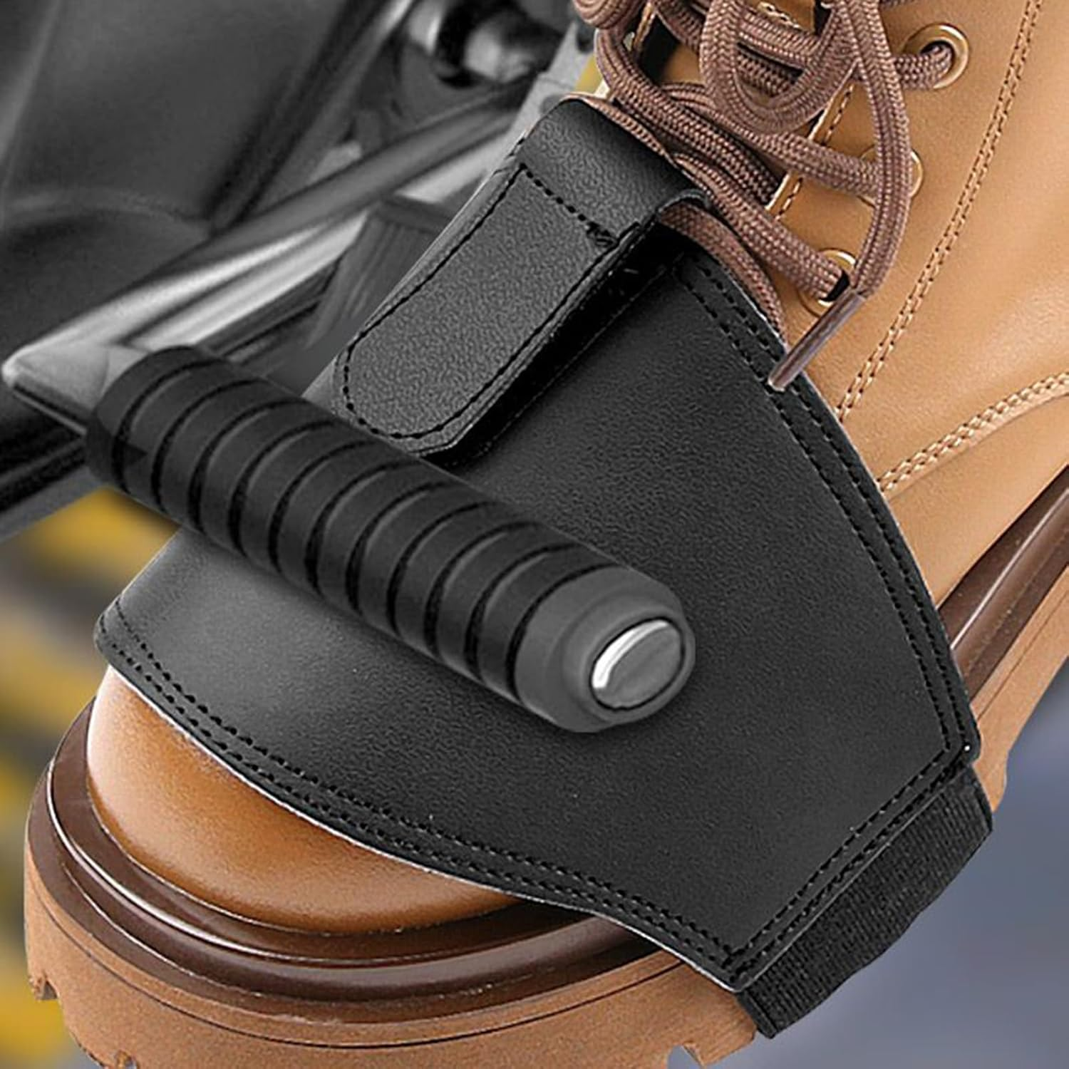Motorcycle Shifter Shoe Protector - Anti-Slip Sneakers Guard for Long Distance Riding | Rubber Pad Covers with Shock Absorbing Design, Footwear Protection, Touring Commuting for Racing Adventure