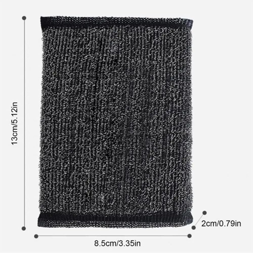 Steel Wool Scrubbers Dish Sponges - Kitchen Scrubbing Pads Pot Scrubber for Kitchen Non Scratch, Soft and Fast Cleaning Scrubber(3Pack) image number 1