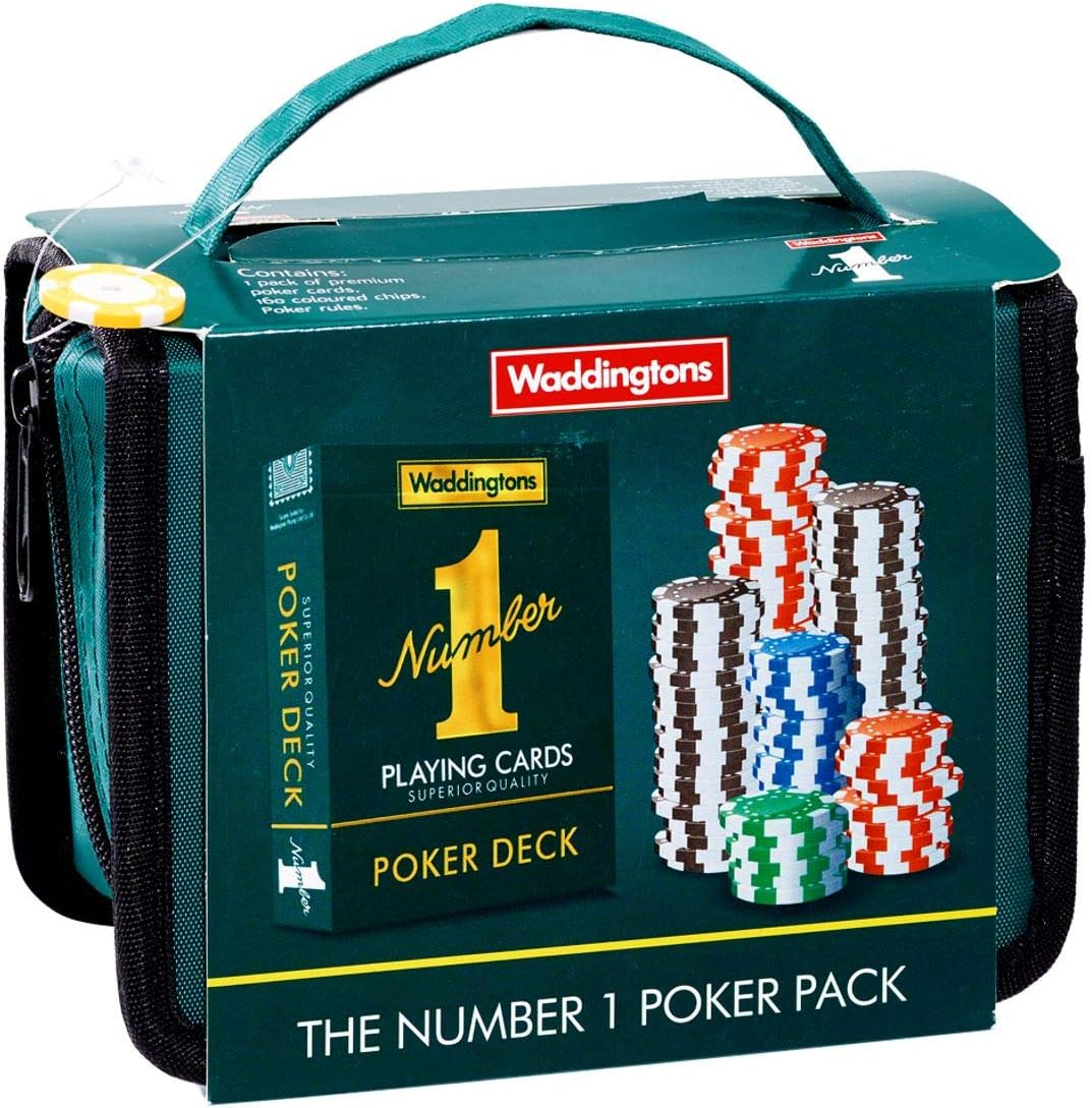 Waddingtons Number 1 of London Poker Travel Pack, Green, 031196
