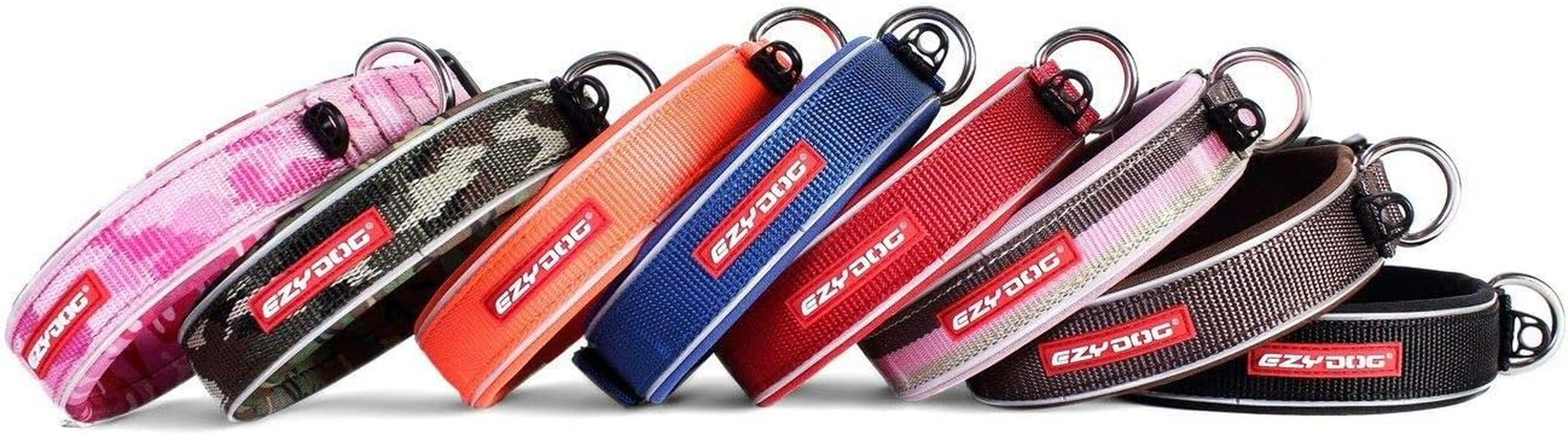 EZYDOG Classic Neo Dog Collar | Dog Collar Small, Medium, Large Dogs, Reflective Dog Collar, Supreme Comfort, Soft Neoprene Material, Non-Corrosive (Chocolate) image number 2