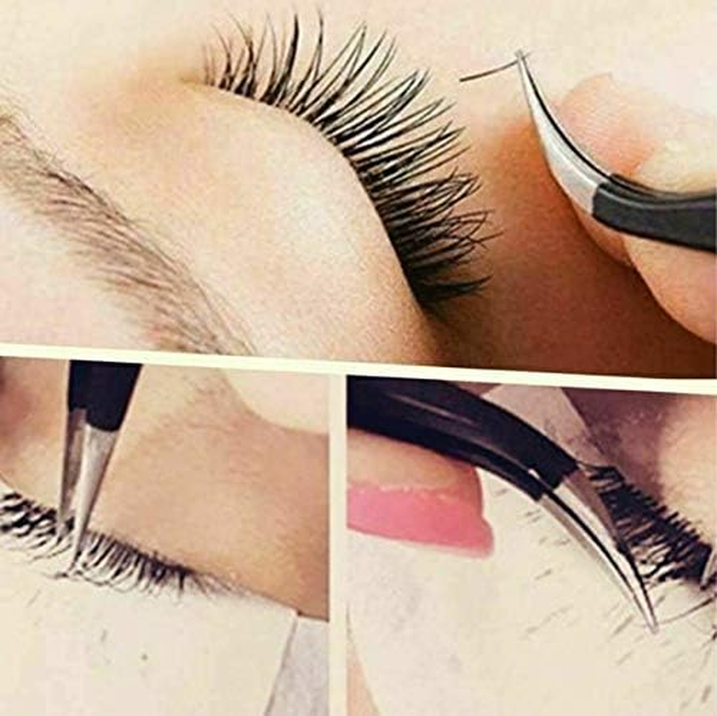 6 Pcs ESD Anti-Static Tweezer Set Tweezers Maintenance Tool Stainless Steel AU image number 3