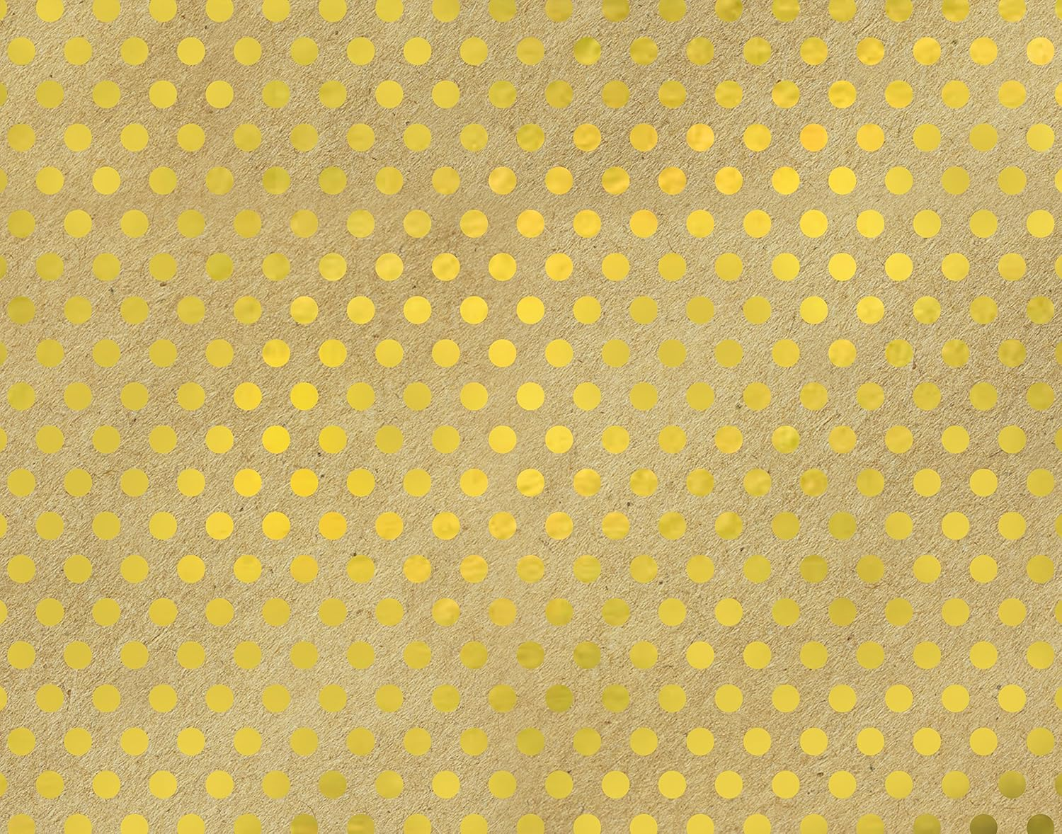 American Crafts We R Memory Keepers Kraft with Gold Dots Designer Poster Board