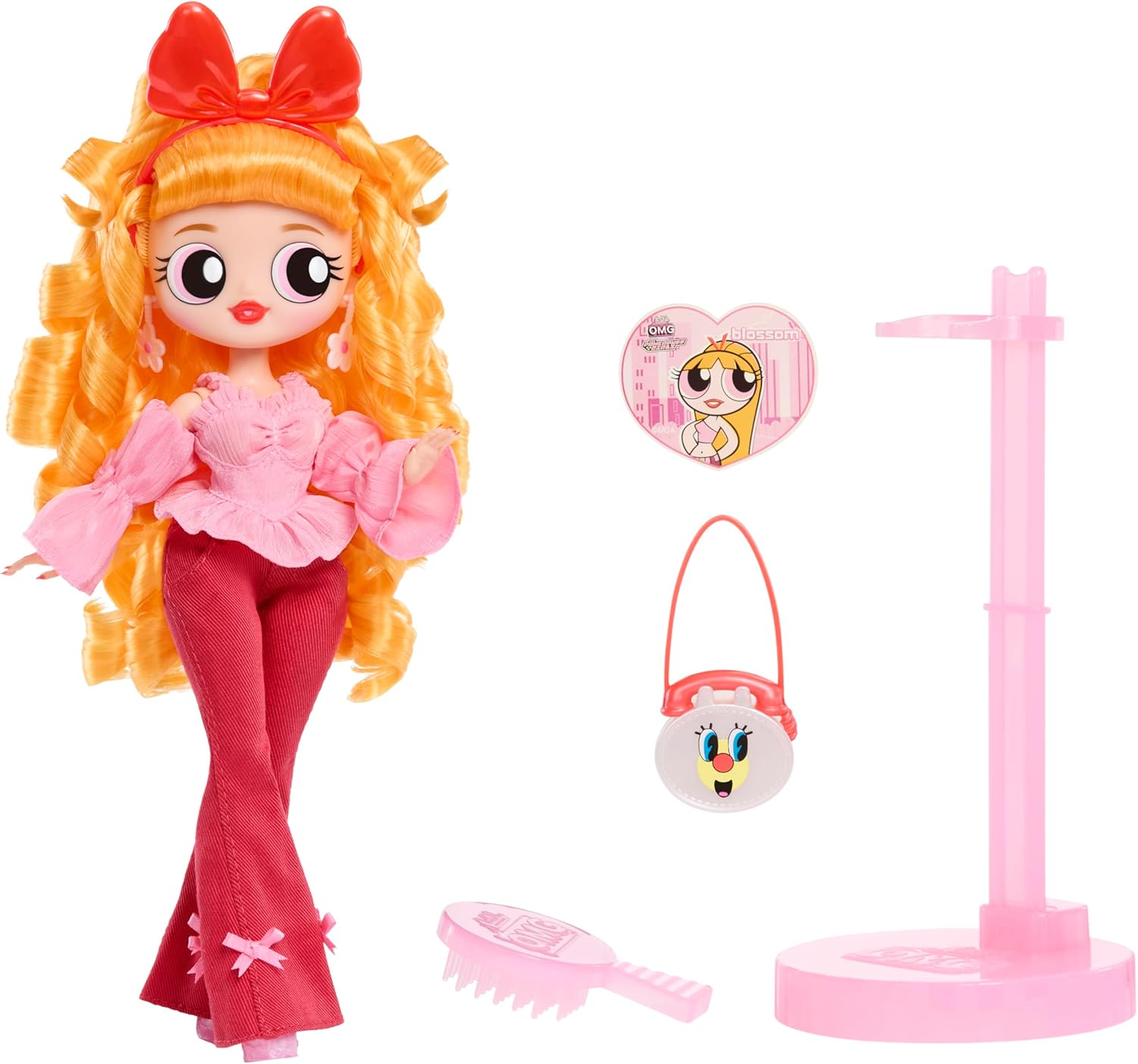 L.O.L. Surprise! OMG the Powerpuff Girls Doll - Blossom - Includes 1 Fashion Doll, Comes with Outfit & Accessories, Collect All 3 image number 3