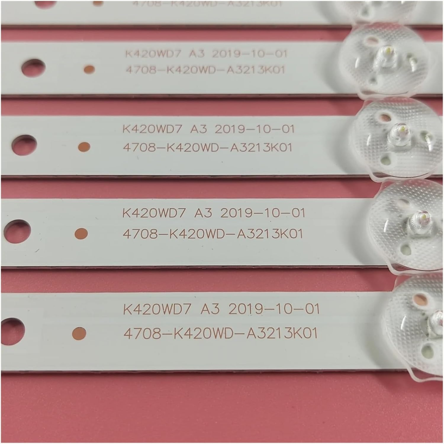 LED Strips for Toshiba 43 TV K430WD9 4708-K420WD-A3213K01 K420WD7 A3 2014-8-27 Tx-43Dr300Zz TH-43D400C TH-43C500C TH-43D520C