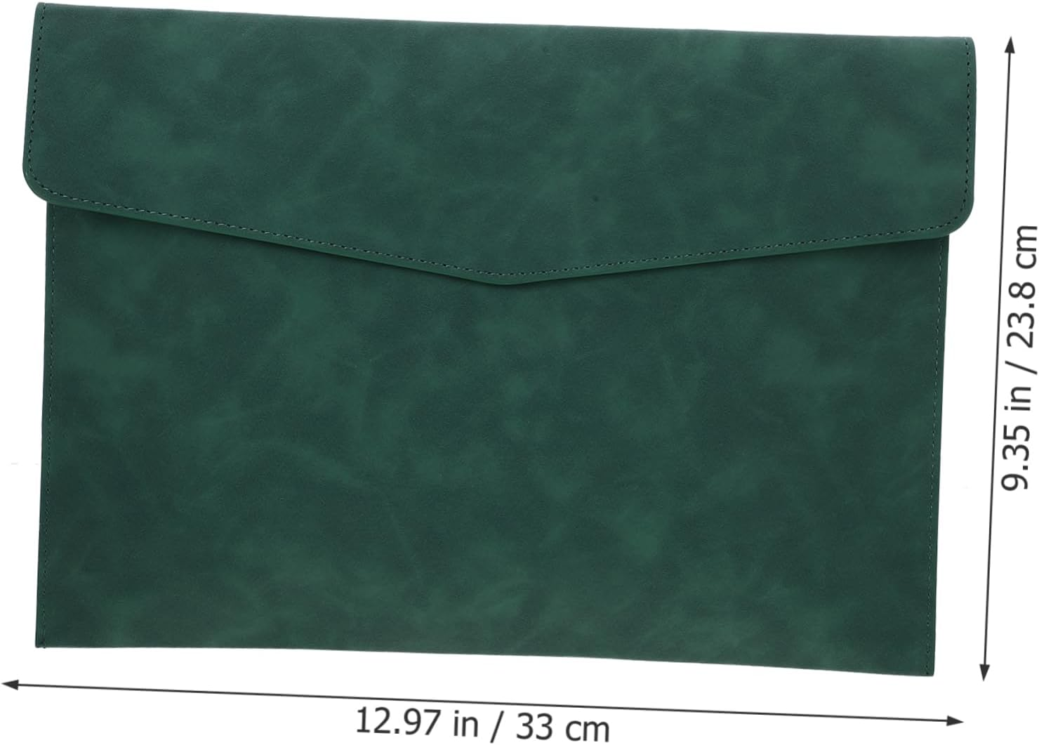 KALLORY Faux Leather File Pouch Portable Document Organizer for Office Use Imitation Leather File Holder for Documents Cards Passports More image number 2