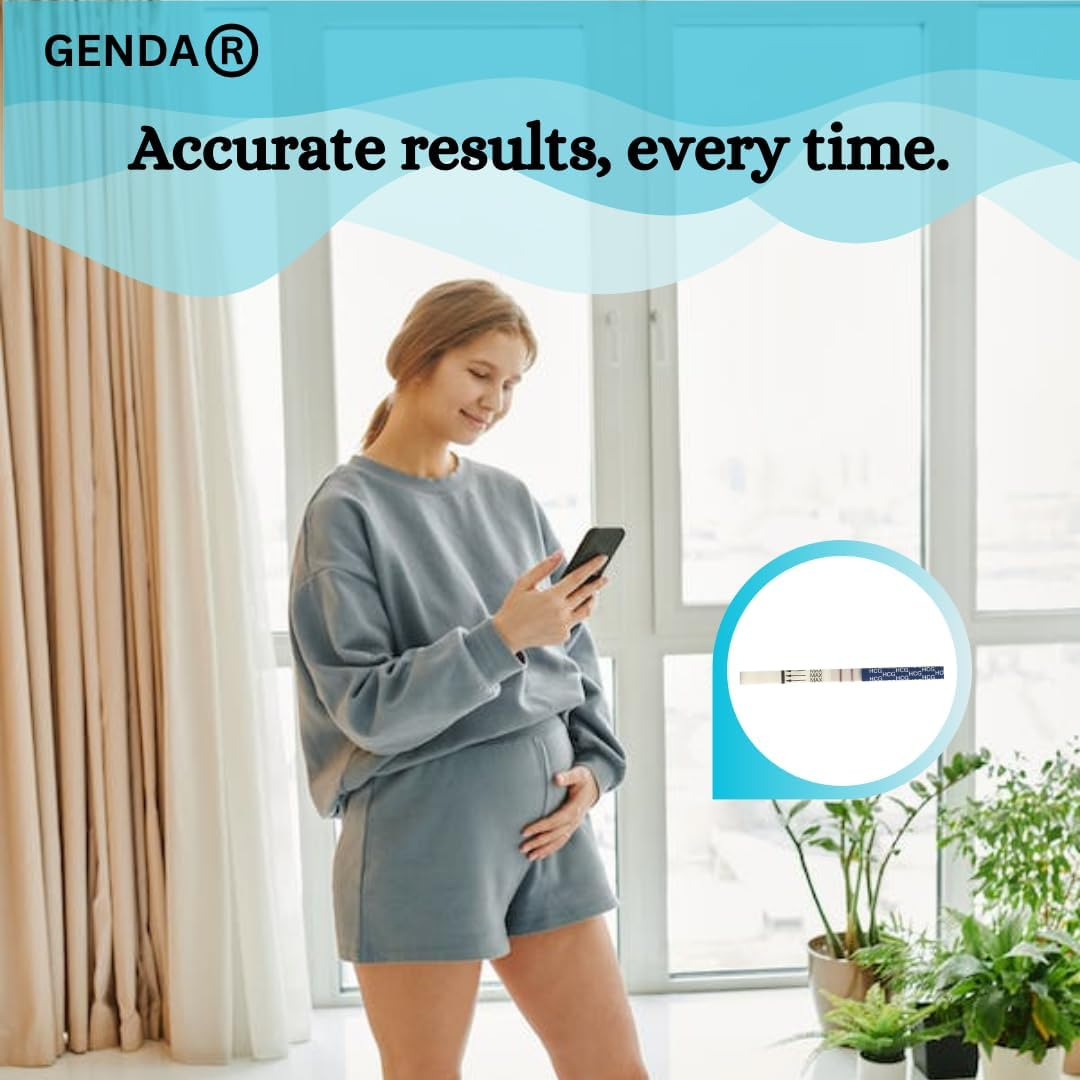 10 Pregnancy HCG Test Strips One Step Urine Test Strip Combo Predictor (10 HCG) Pack of 10