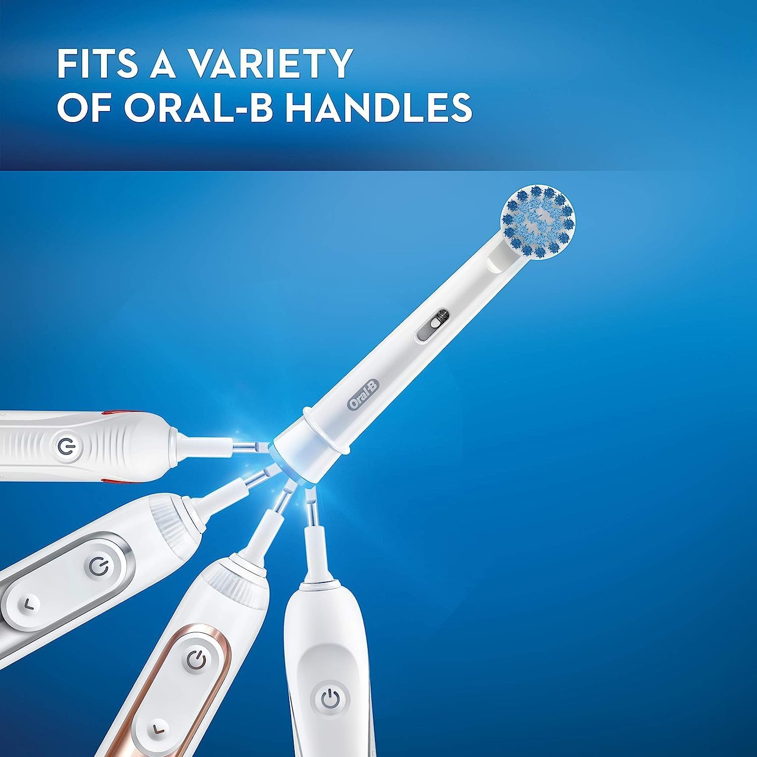 Oral-B Sensitive Gum Care Replacement Brush Heads for an Oral-B Electric Toothbrush, Pack of 5 image number 1
