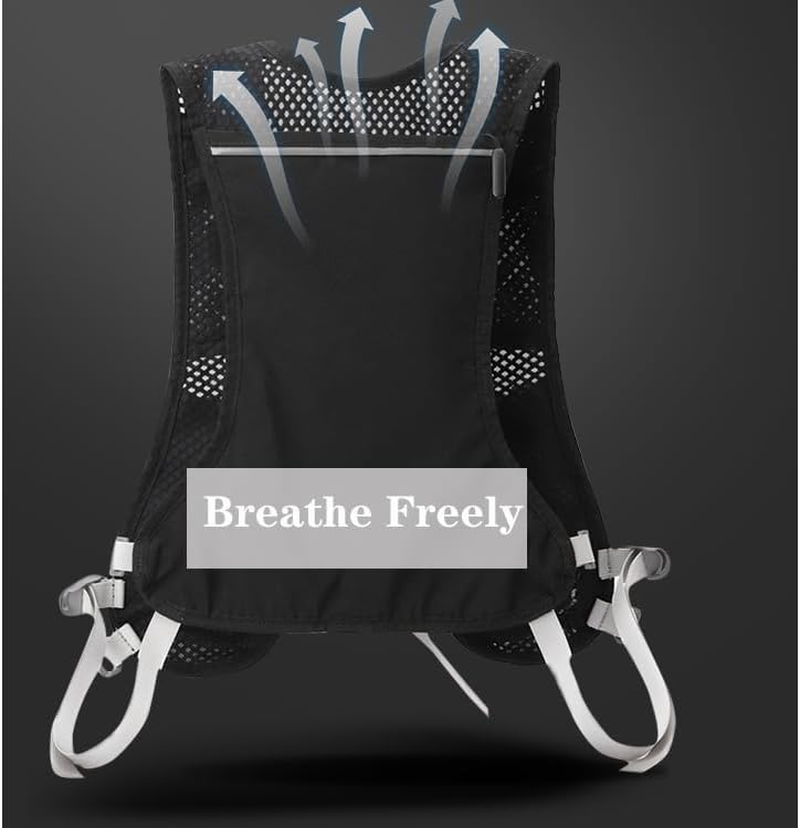 Running Water Vest , Backpack with 2L Bladder Hydration Bag for Men Women image number 5
