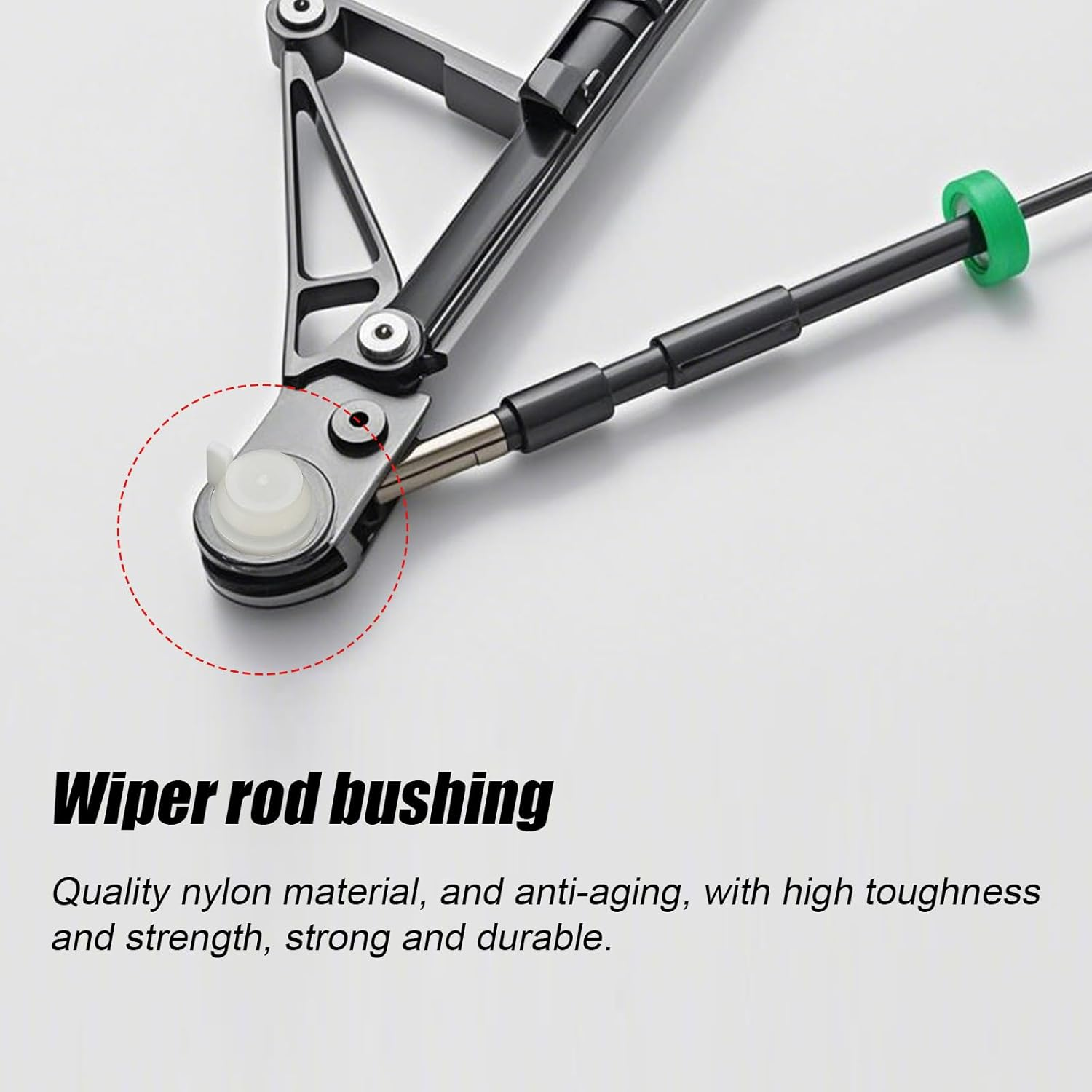 20Pcs Windshield Wiper Linkage Arm Bushing Cap Clip Nut Grommet, Universal Windshield Wiper Arm Repair Kit for Plymouth Replaces 3799089 03431634 49440 image number 1