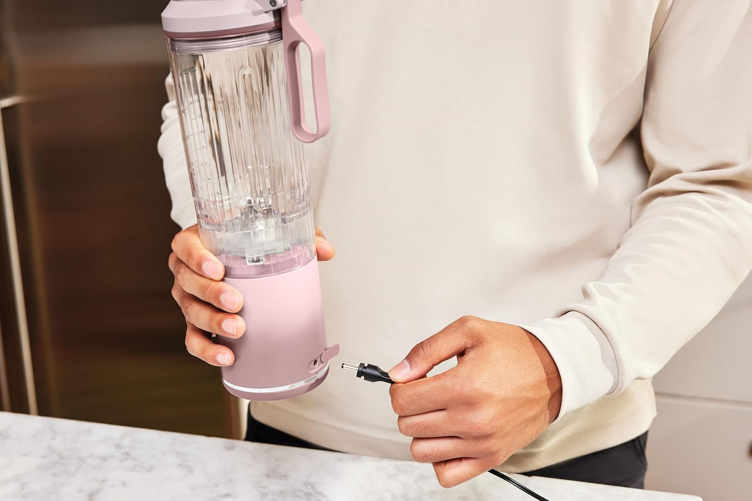 Ninja Blast Max Cordless Portable Blender, Dusty Pink image number 1