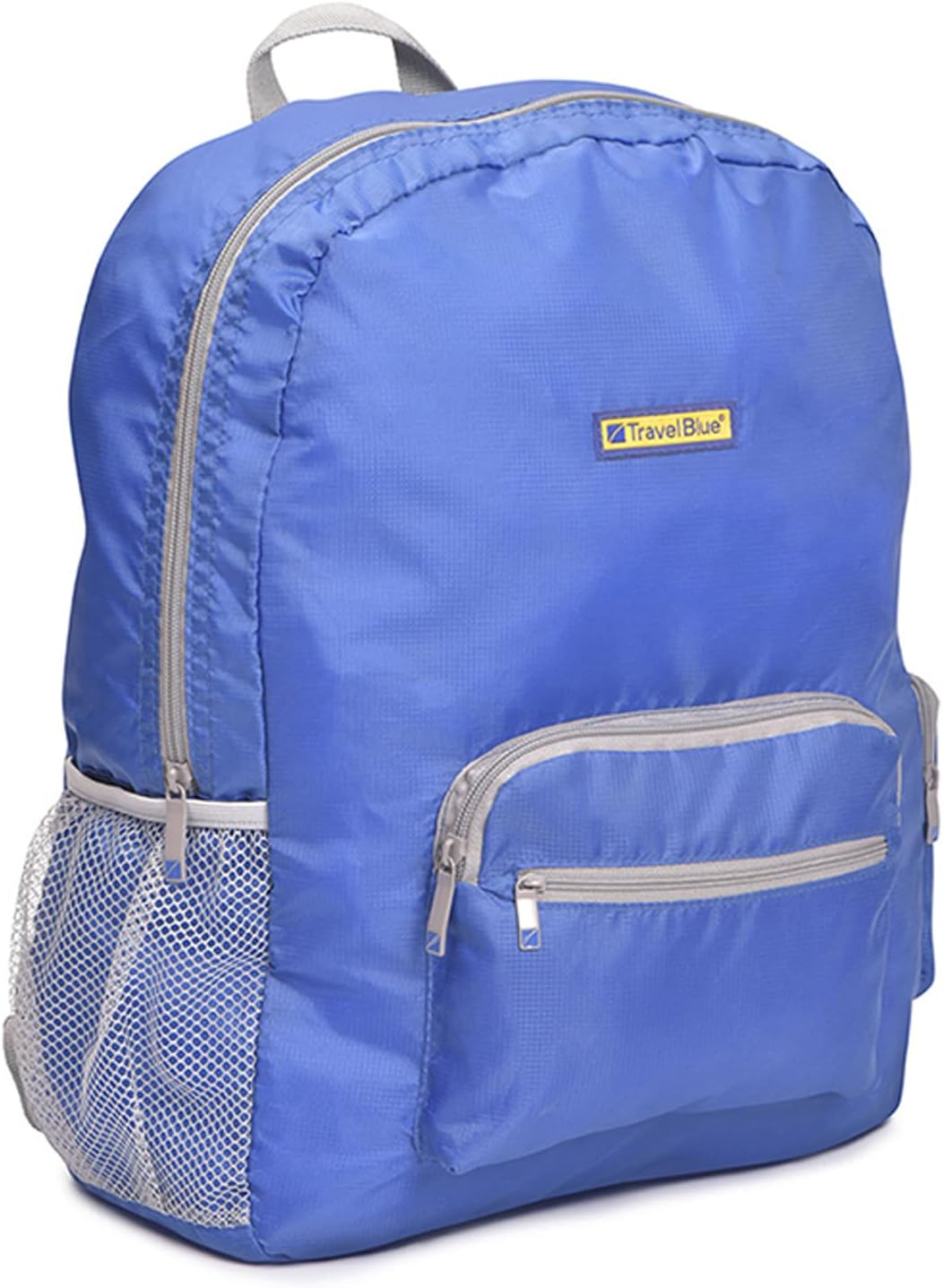 Travel Blue Foldable Backpack - Lightweight 11L and 20L Compact Polyester Rucksack with Padded Straps, Main Compartment and Side Pocket