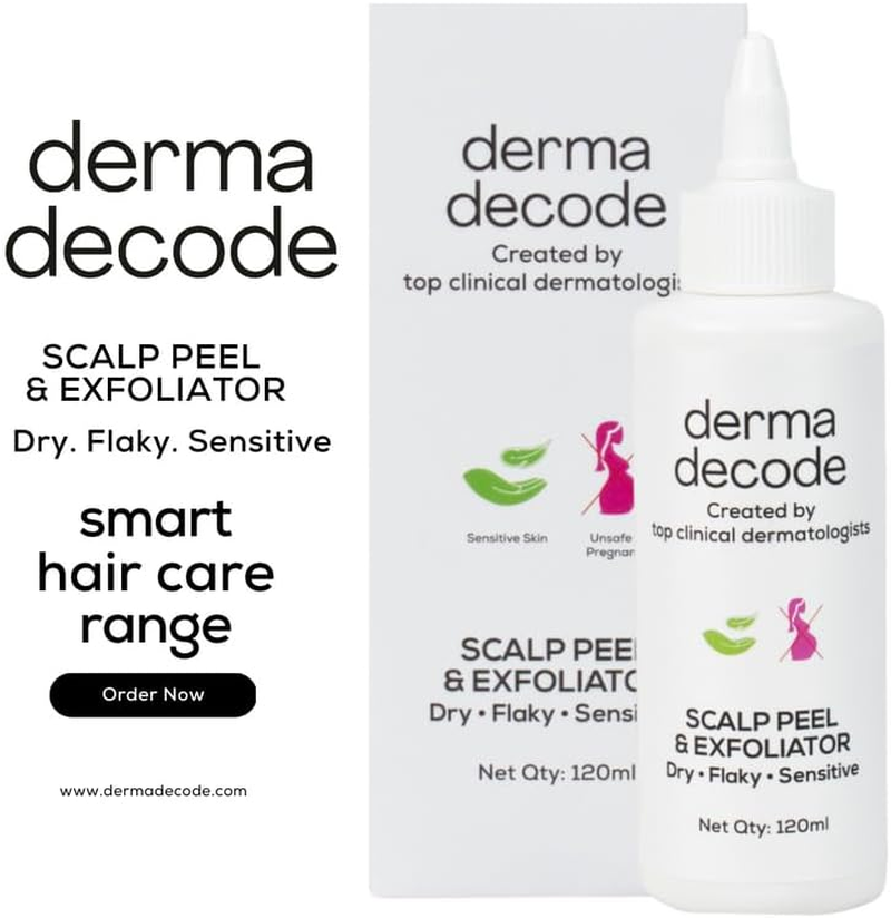 Derma Decode Dandruff Remover Pre-Shampoo Scalp Treatment for Dry Hair/Scalp | Moisturizing anti Dandruff Scalp Exfoliator with Salicylic Acid & Tea Tree Oil - 120 Ml image number 6