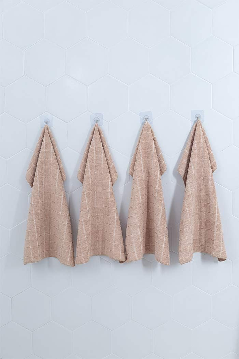 Microfiber Dish Towels - Soft, Super Absorbent and Lint Free Kitchen Towels - 8 Pack (Lattice Designed Camel Colors) - 26 X 18 Inch (Camel) image number 6