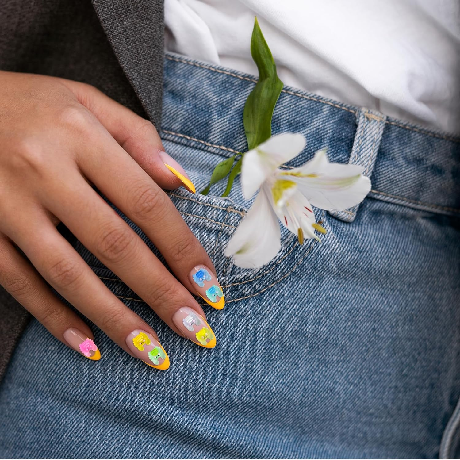 Mini Resin Crab, 200 PCS Luminous Tiny Resin Animals for Garden Micro Landscape Aquarium Potted Dollhouse Decor (10 Colors Mixed) image number 6