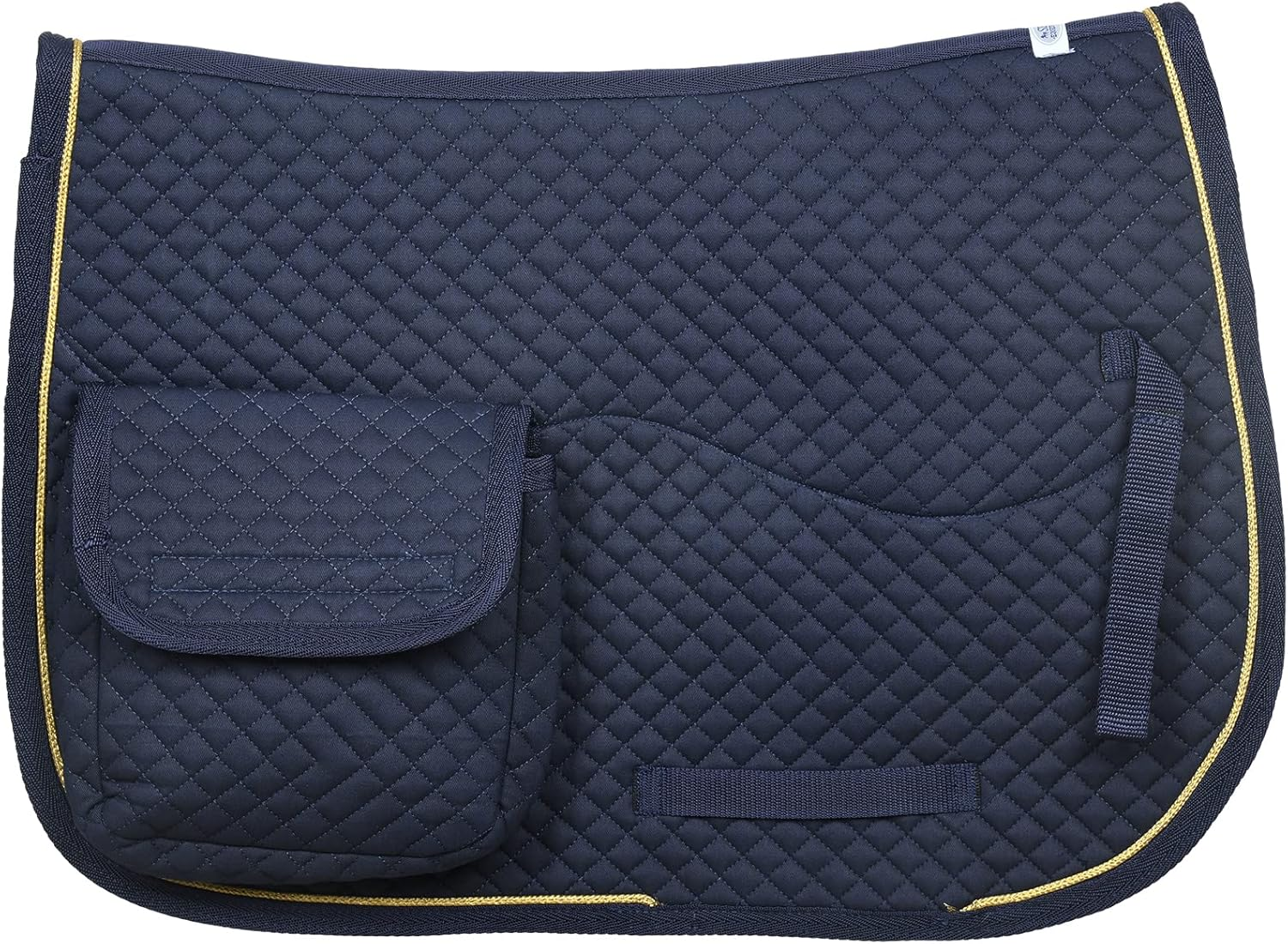 SIE Half Fleece Lined Horse English Saddle Pads All Purpose with Pockets image number 4