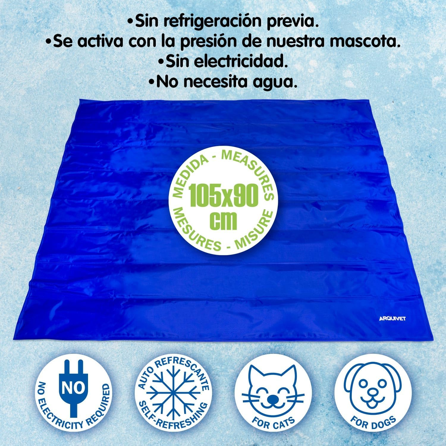 Arquivet - Cooling Mat for Dogs and Cats 90 X 105 Cm image number 3