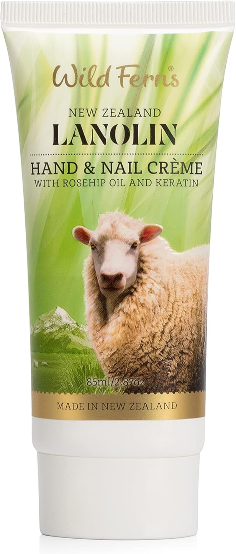 Wild Ferns Lanolin Hand and Nail Cr&egrave;me with Rosehip Oil & Keratin, 85Ml, Pack of 1 image number 3