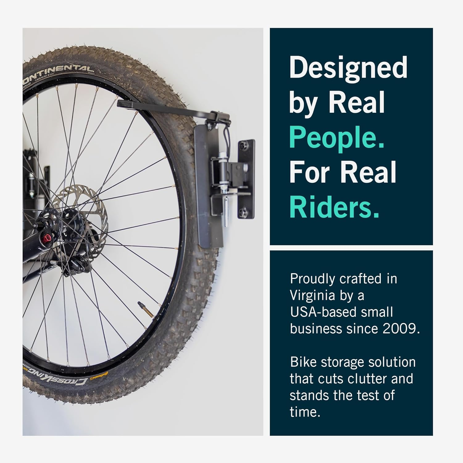 Storeyourboard Swivel Bike Wall Rack, Garage Hanger Hook image number 6