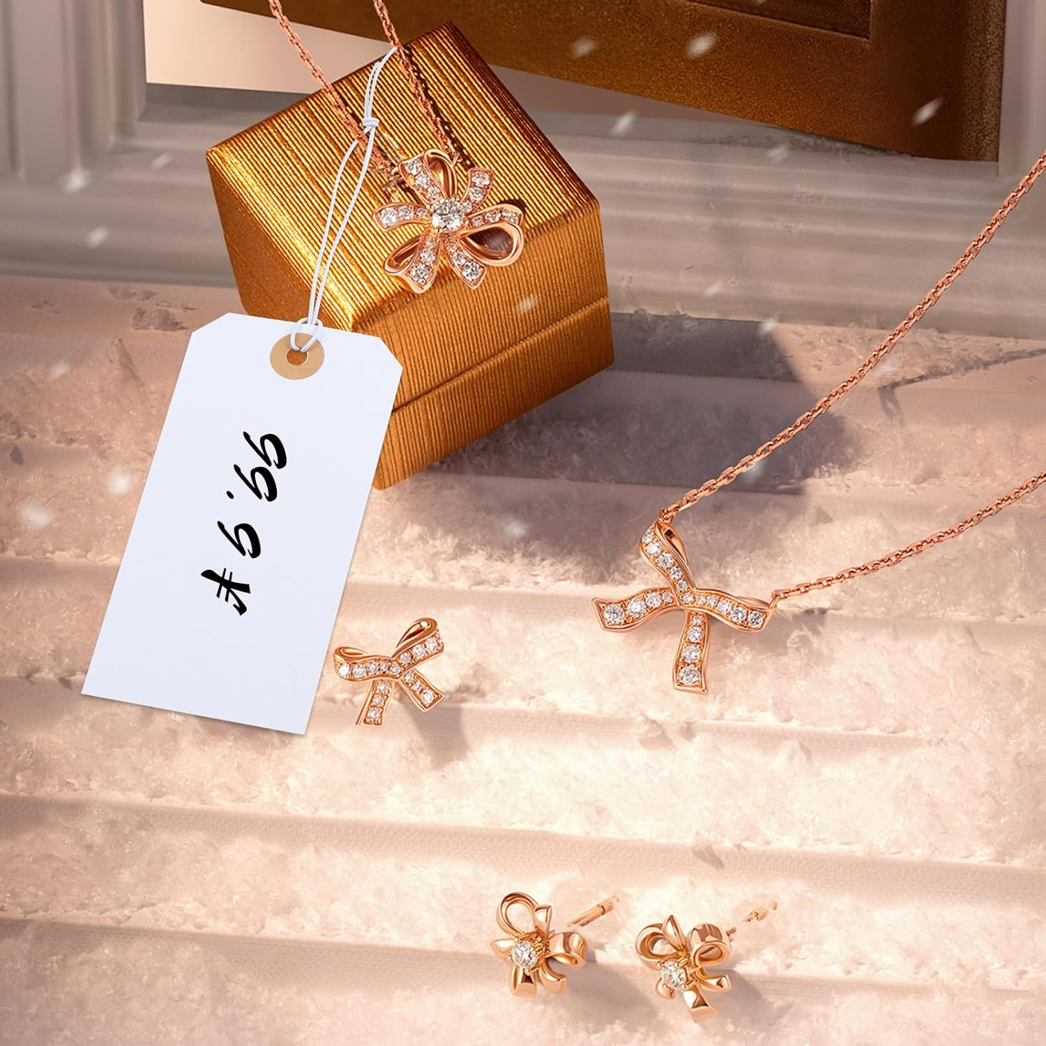 100 Packs Christmas Tags for Presents,Luggage Labels with String for Christmas,Graduation,Gifts,Sales Labels,4.76"&times;2.36"(White) image number 6