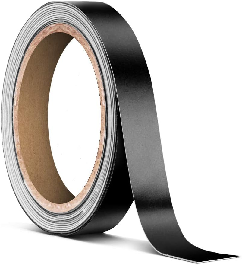 Vvivid Black Matte Air-Release Adhesive Vinyl Tape Roll (3 Inch X 20Ft) image number 2