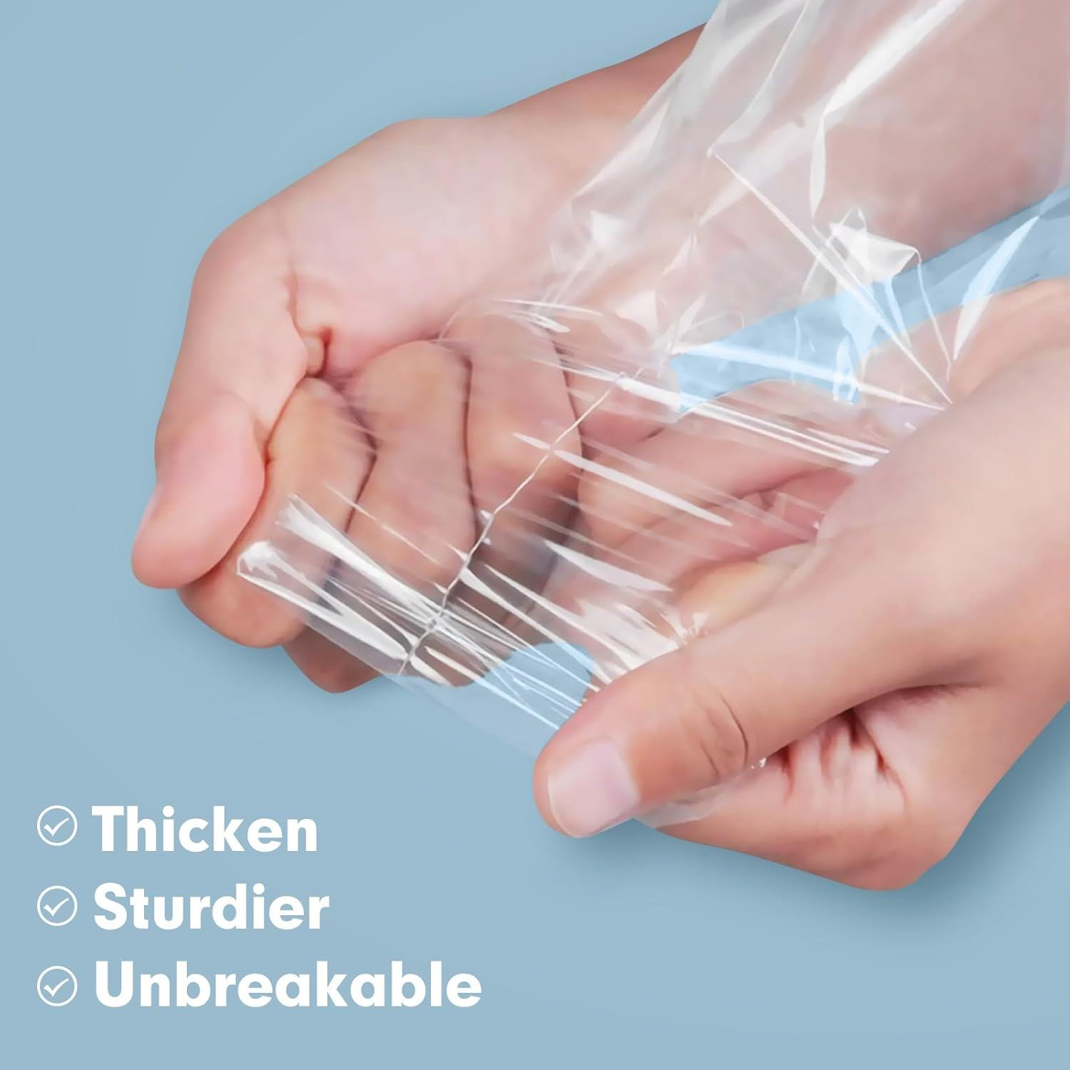 Shrink Wrap Bags, [200 Pcs] 4.5 * 7 Inches Clear PVC Heat Shrink Wrap Bags, Small Shrink Wrap Bags for Packagaing Soap Bath Bombs Candles and Homemade DIY Projects image number 3