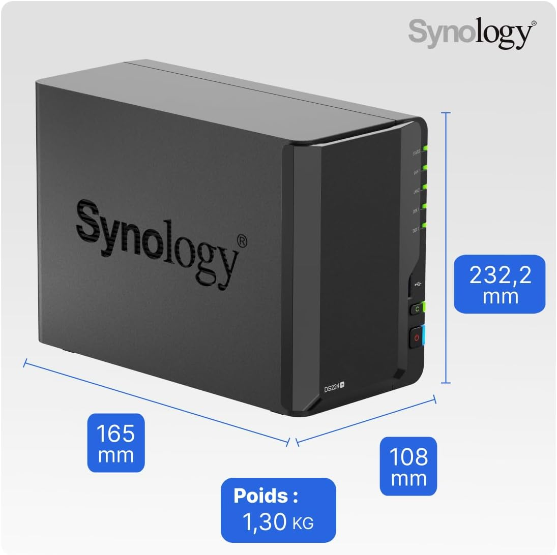 Synology Diskstation DS224+ 2 Bay Dekstop NAS image number 4