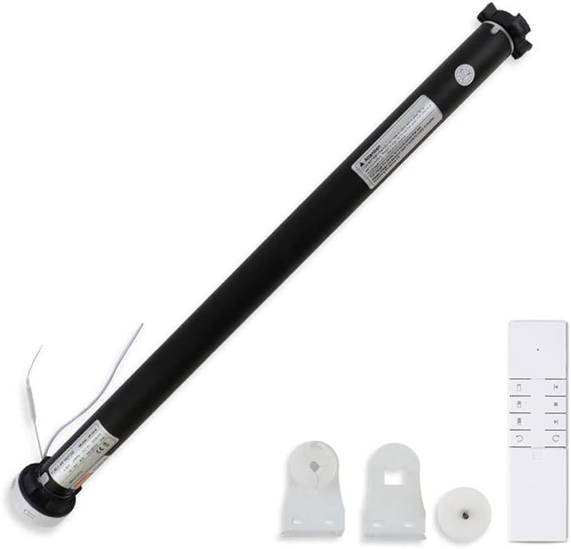 Blindsmart Rechargeable Tuya Zigbee Roller Blinds Motor for 38Mm Tube, Motorized Window Shades Automatic Blinds Curtain Opener APP Control, Zigbee Hub Required (Only Motor)