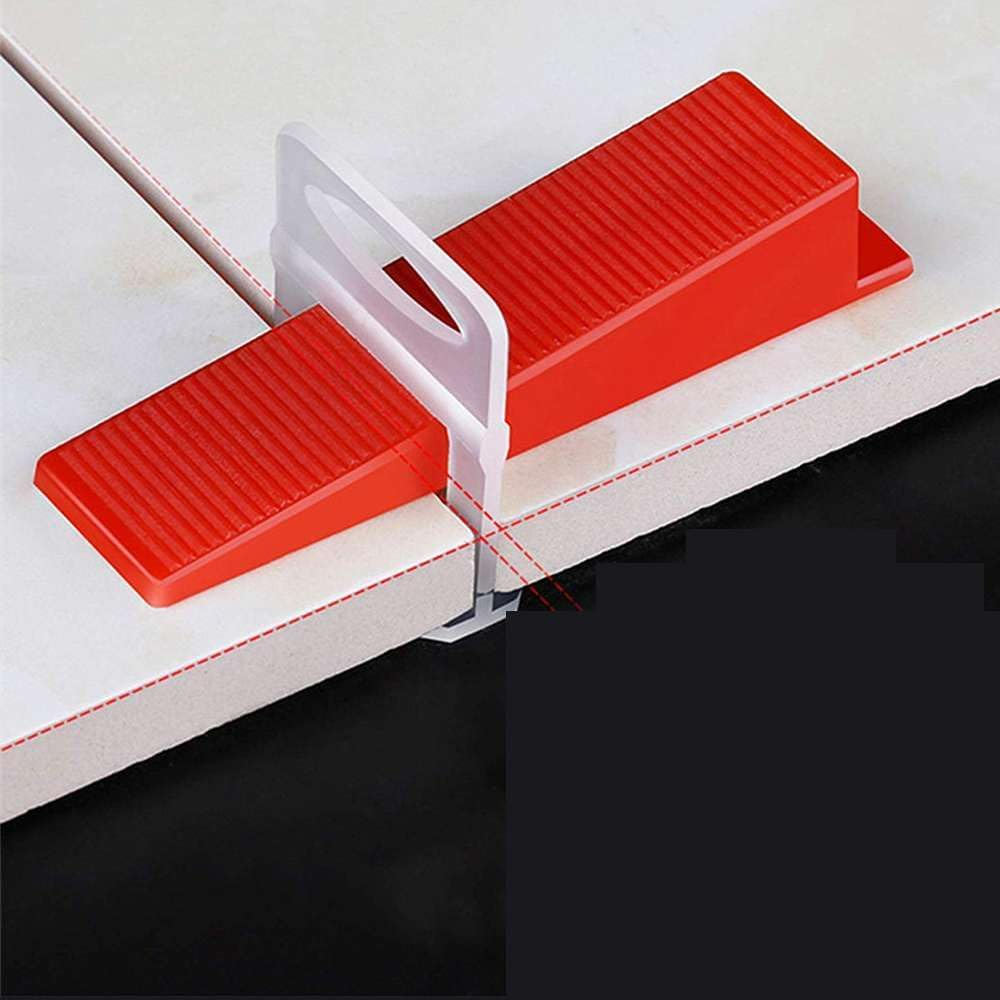800 Pcs 1.5Mm Tile Leveling System Clips Levelling Spacer Tiling Tool Floor Wall