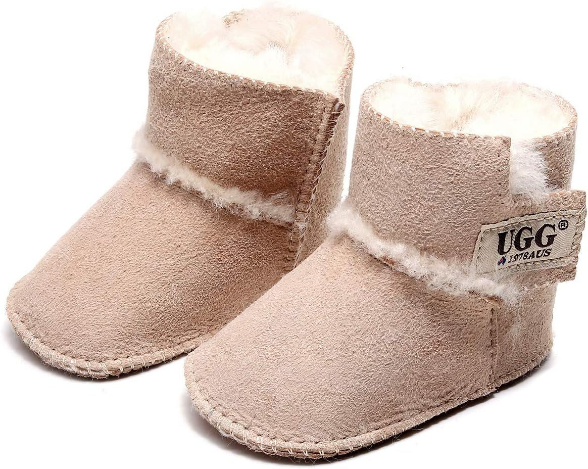 Best Gift Choice UGG Baby Bootie- Premium Australian Sheepskin, Super Warm and Comfort image number 5