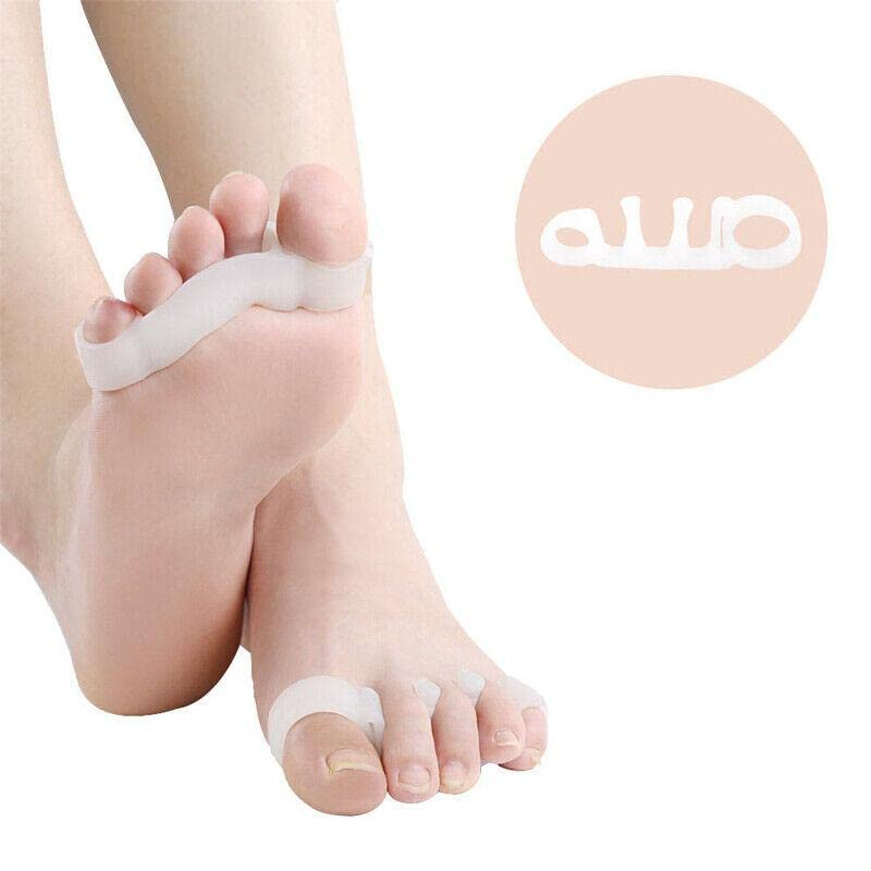 New Bunion Corrector Toe Separators Silicone Gel Elastic Straighteners Spacers, Soft Silicone Gel, Elastic and Comfortable Straighteners, Foot Care Spacers for Pain Relief image number 5