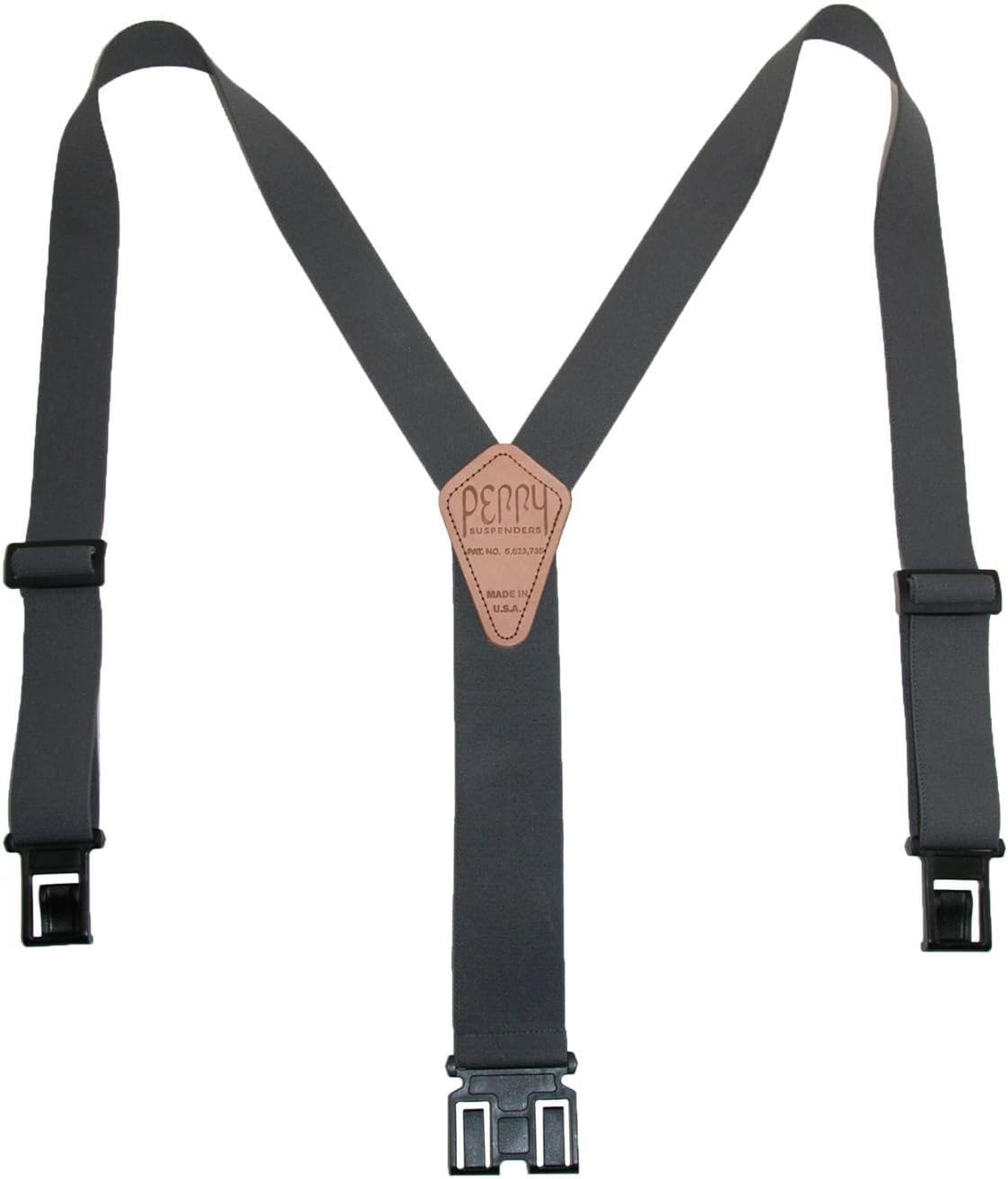 Perry Suspenders Men'S Elastic Hook End Suspenders