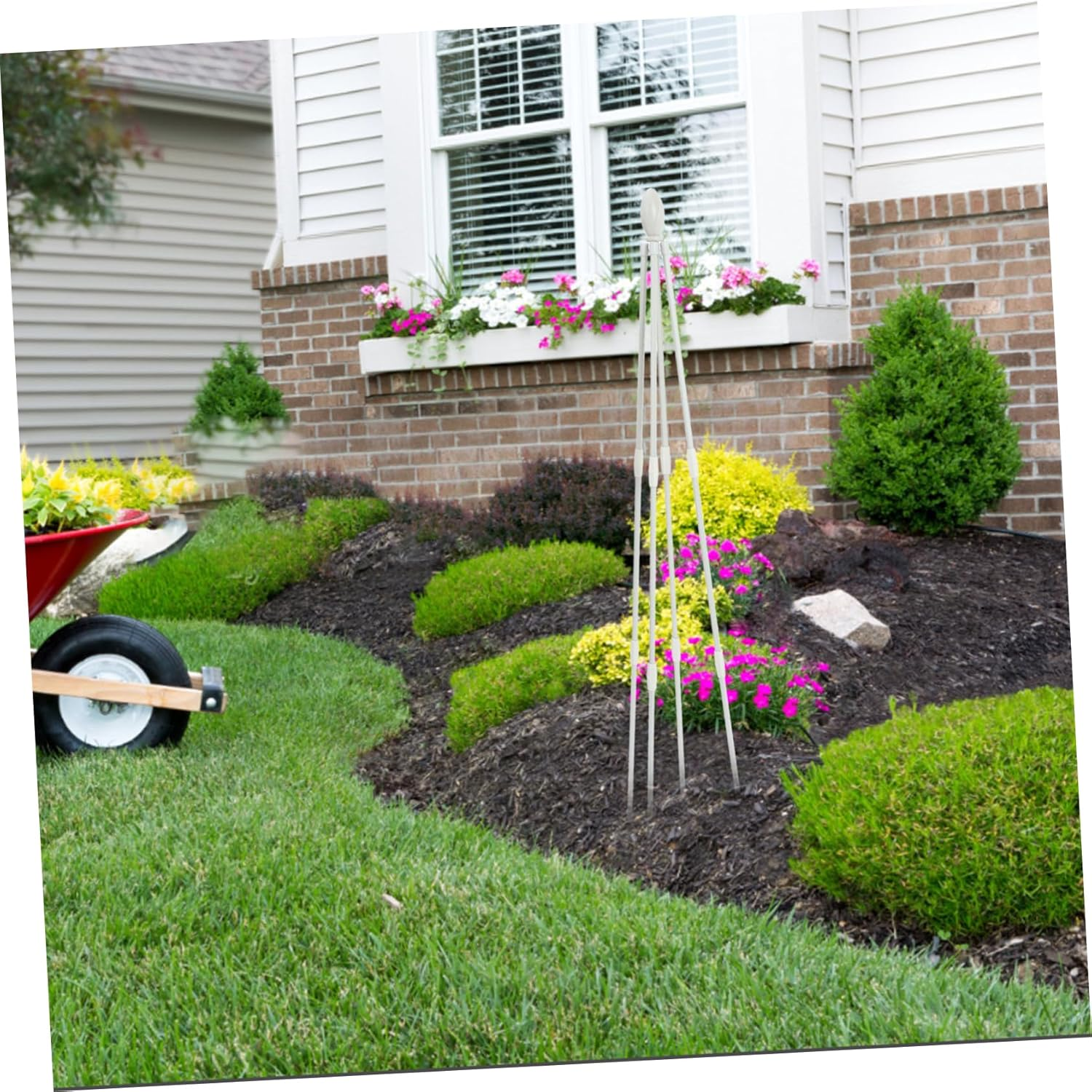 ORFOFE Sturdy Pergola Flower Stand for Outdoor Plant Support Trellis for Climbing Plants Gardening Accessories Decoration image number 6