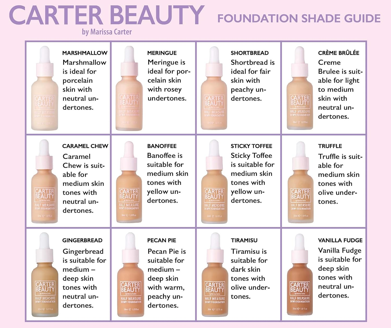 Carter Beauty Half Measure Dewy Foundation image number 3