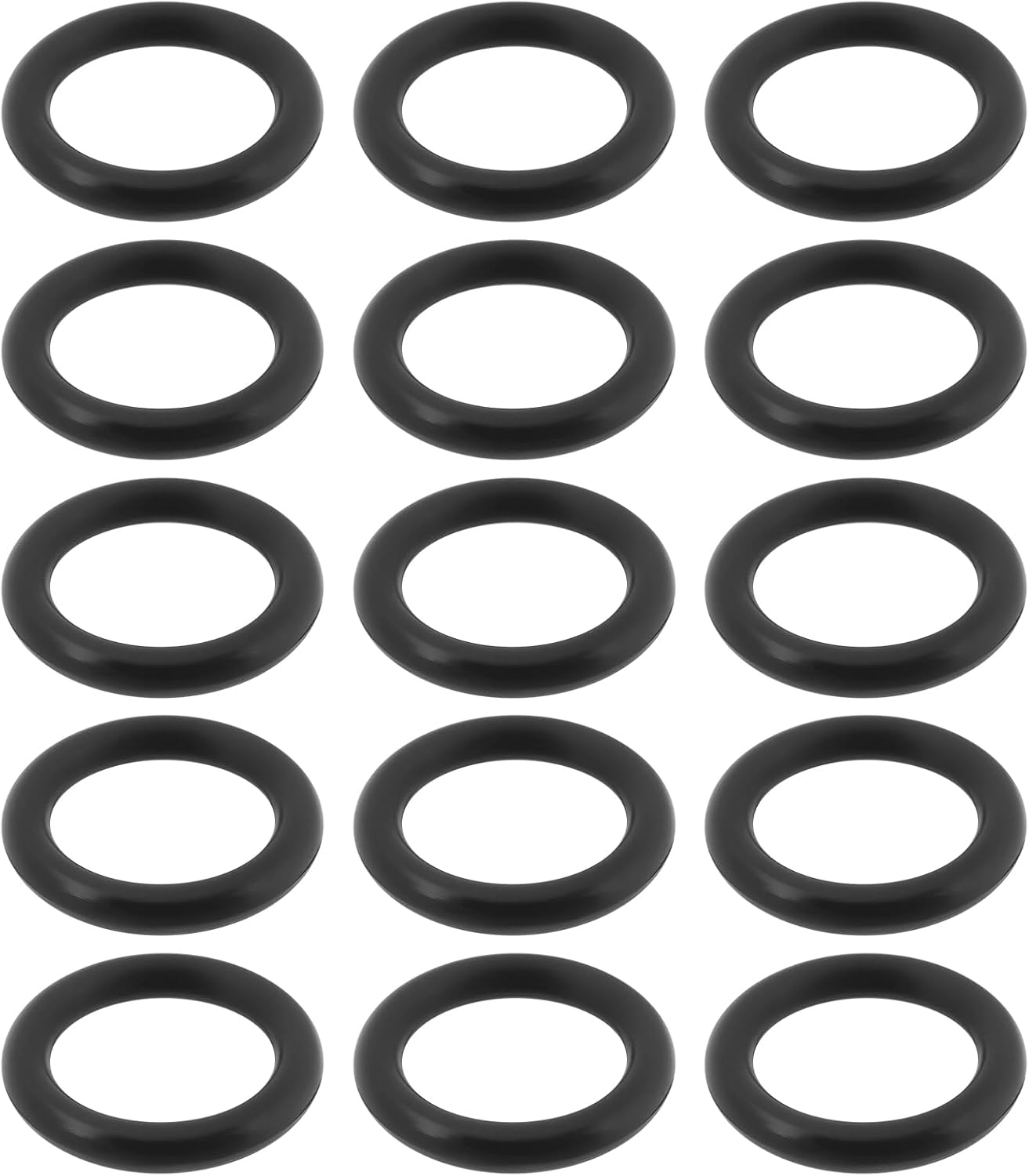 SING F LTD 50Pcs Figure Soldier Sealing O-Rings Compatible with 3-3/4-Inch Cobra G.I. Joe Action Figure Belts Black (15.8X11X2.4Mm) image number 2
