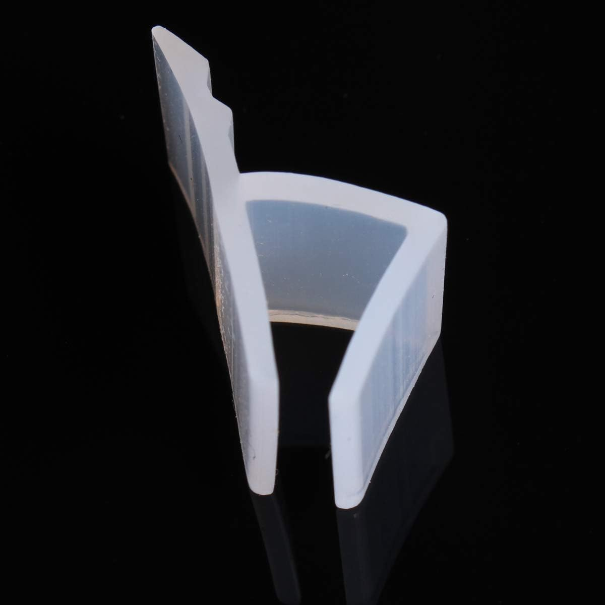 2M Shower Door Seal Strip Frameless Door Sweep Flexible Glass Seal Roll to Stop Shower Leaks, Transparent H Shape (6Mm) image number 1