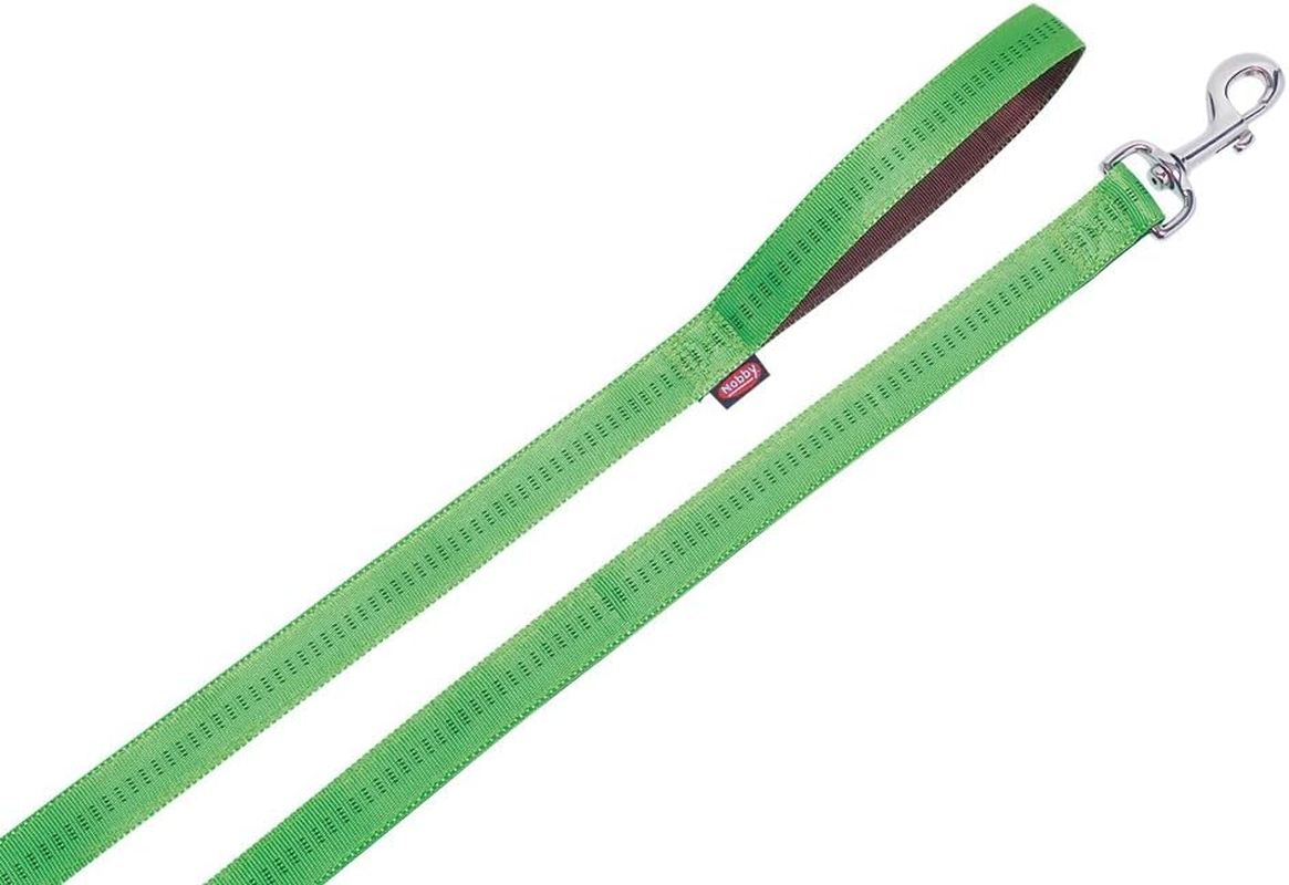 Nobby Soft Grip Dog Lead, 120 Cm/10 Mm, Light Green/Brown image number 2