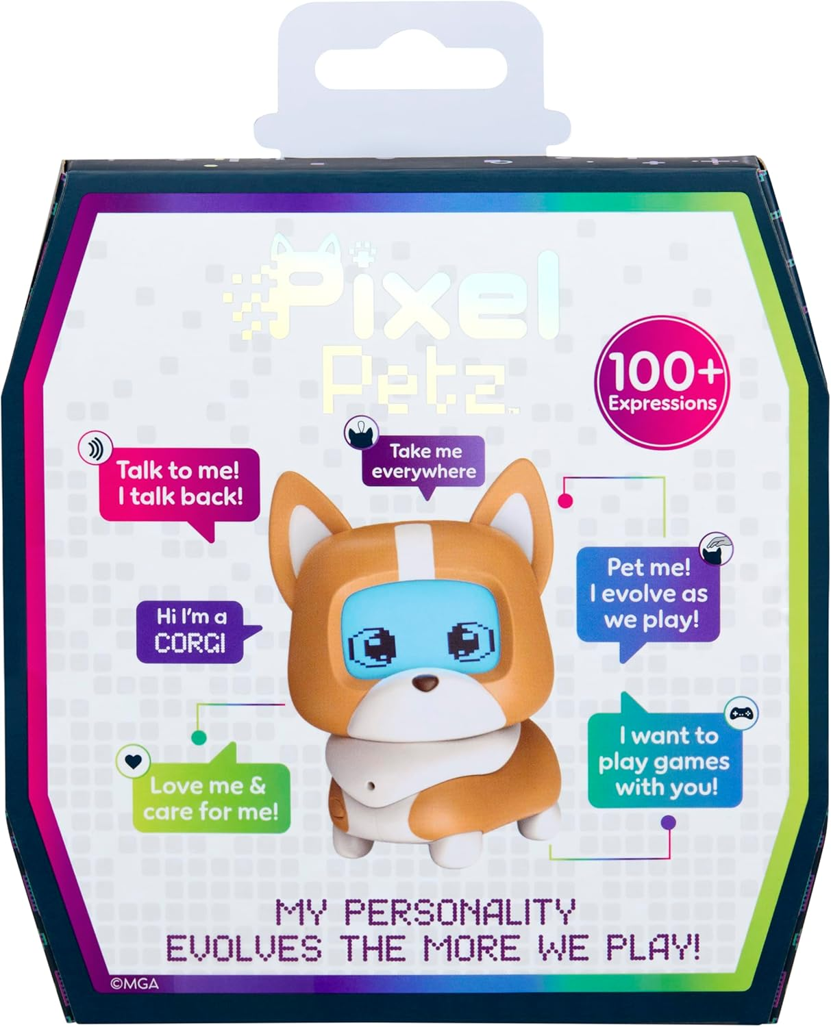 MGA Entertainment Pixel Petz - Corgi - Interactive Digital Pet Dog - Suitable for Children Ages 4+ image number 1