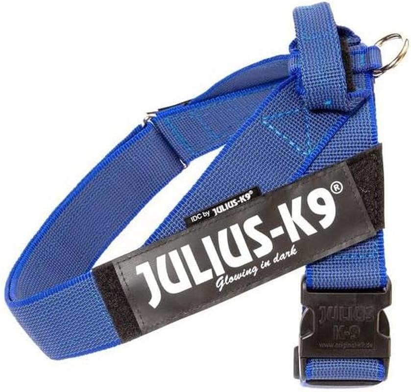 Julius-K9 IDC Color & Gray Belt Harness for Dogs, Size 1, Blue-Gray image number 1