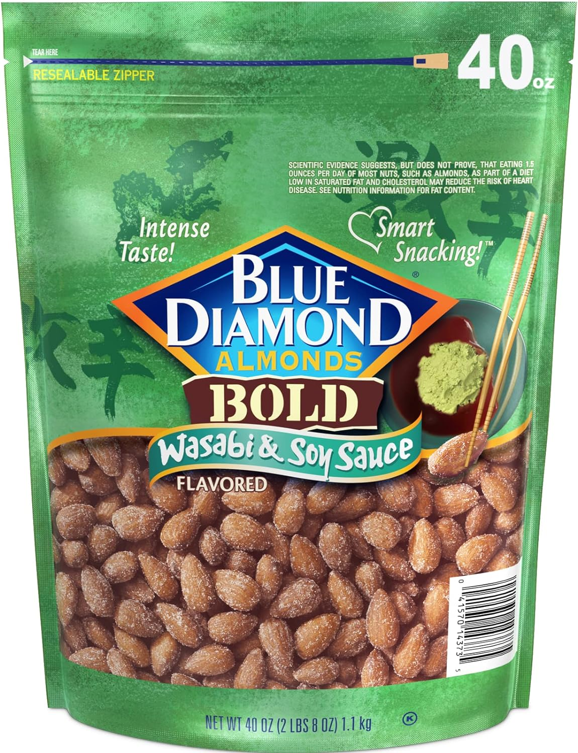 Blue Diamond Raw Whole Natural Almonds 1.1 Kg