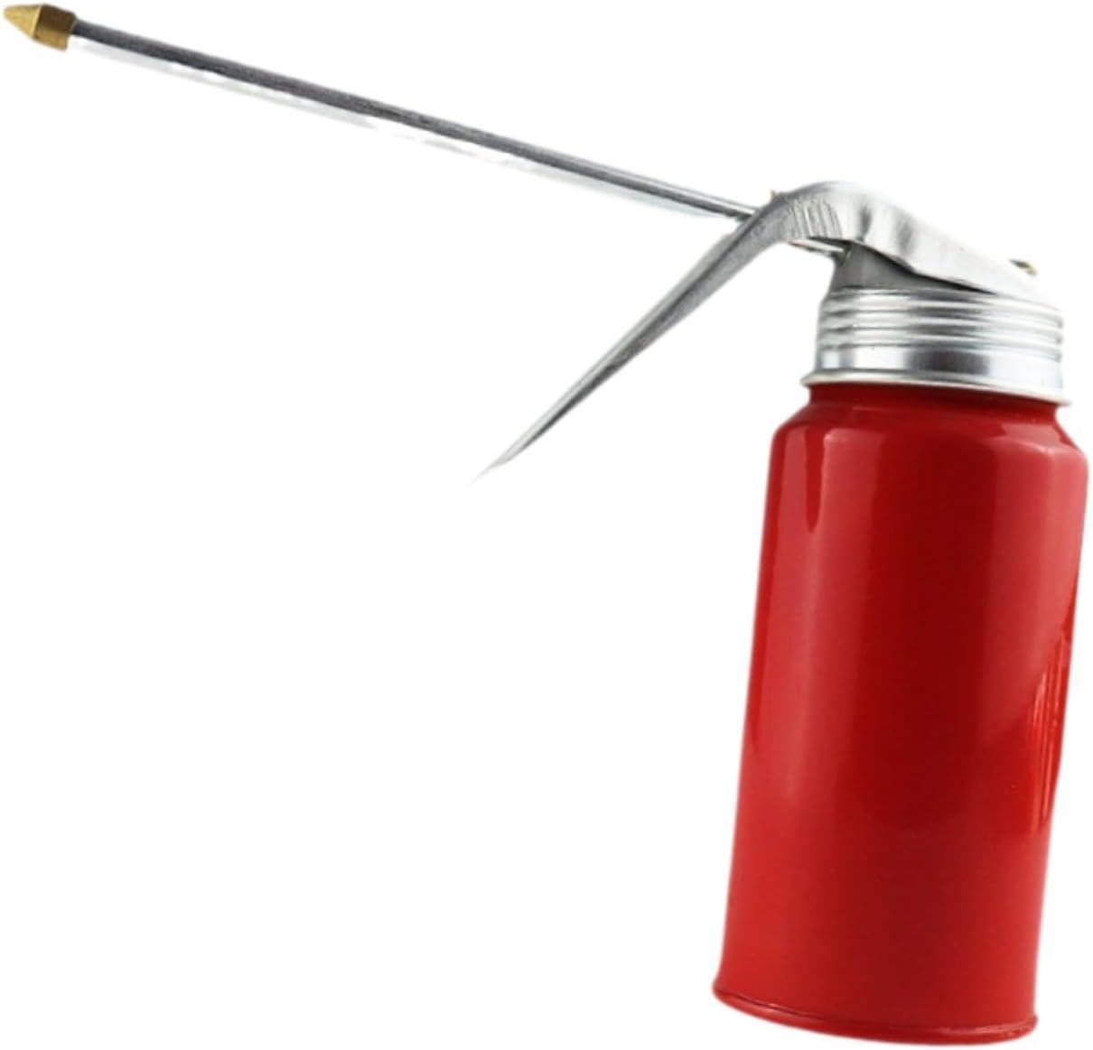 STARTIST Metal Oil Can with Spout,High Pressure Hand Pump Oiler Can Tool Professional Pump Oiler Oil Pump Can for Machines Truck image number 4