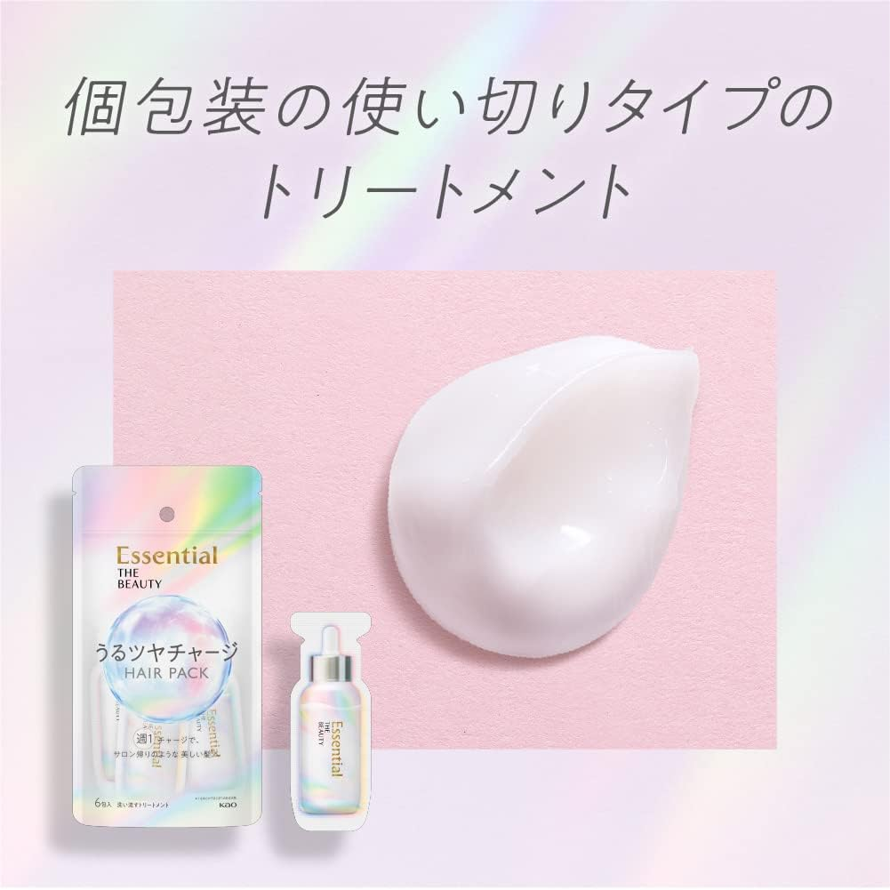 Kao Essential the Beauty Hair Pack - 9G&times;6Pc image number 6